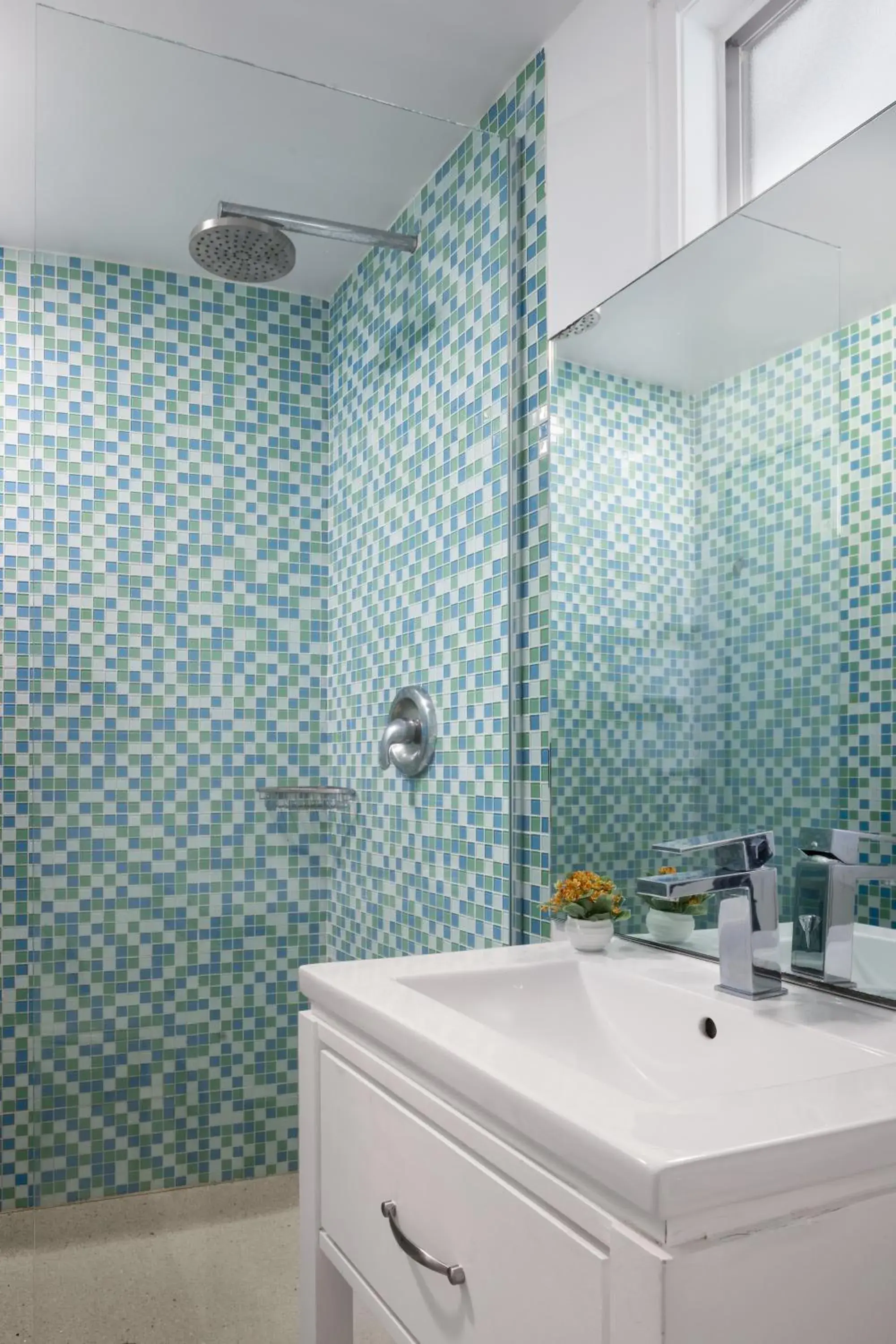 Shower in Del Marcos Hotel Shower in Del Marcos Hotel