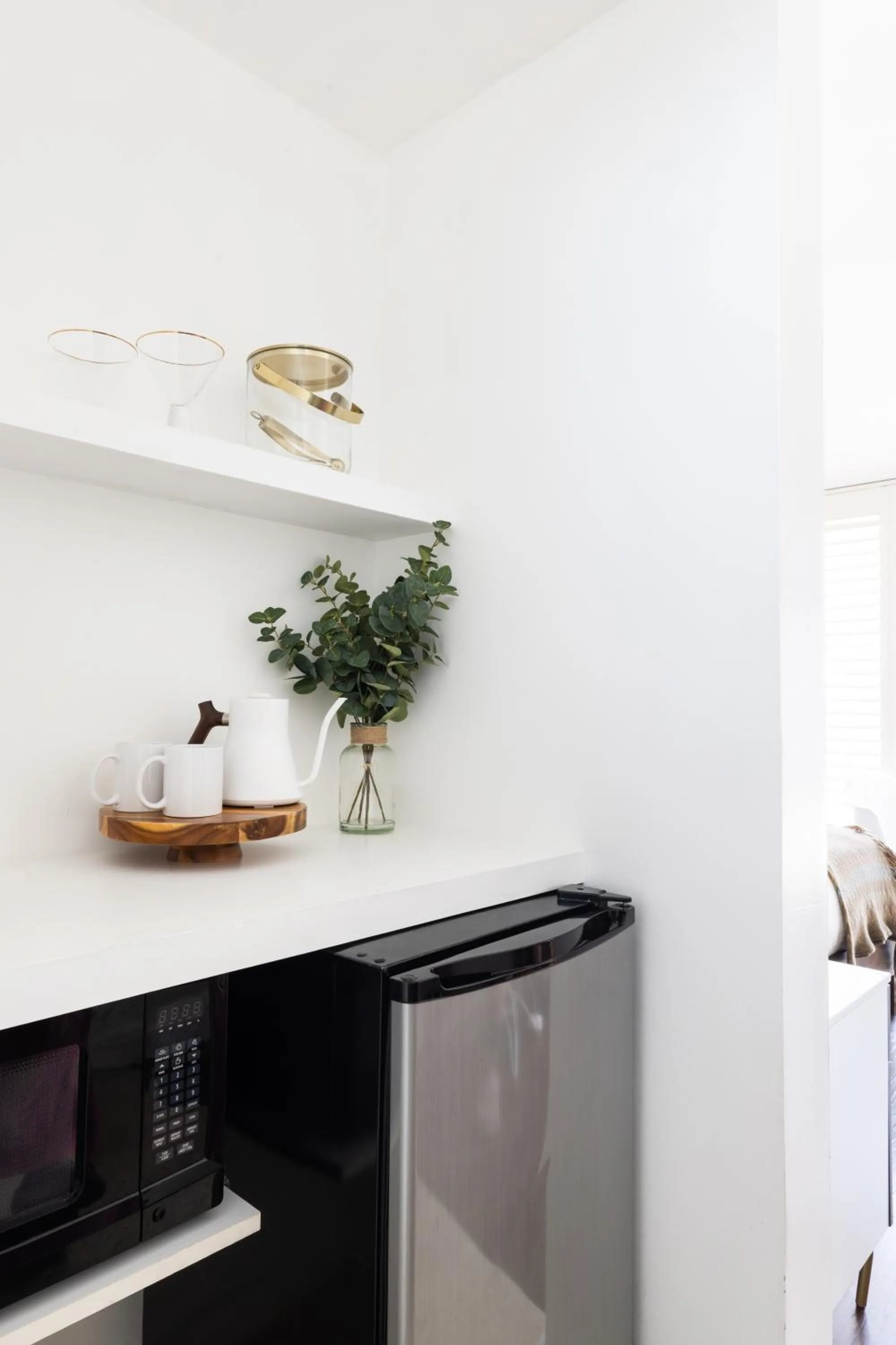 Kitchen or kitchenette in Del Marcos Hotel