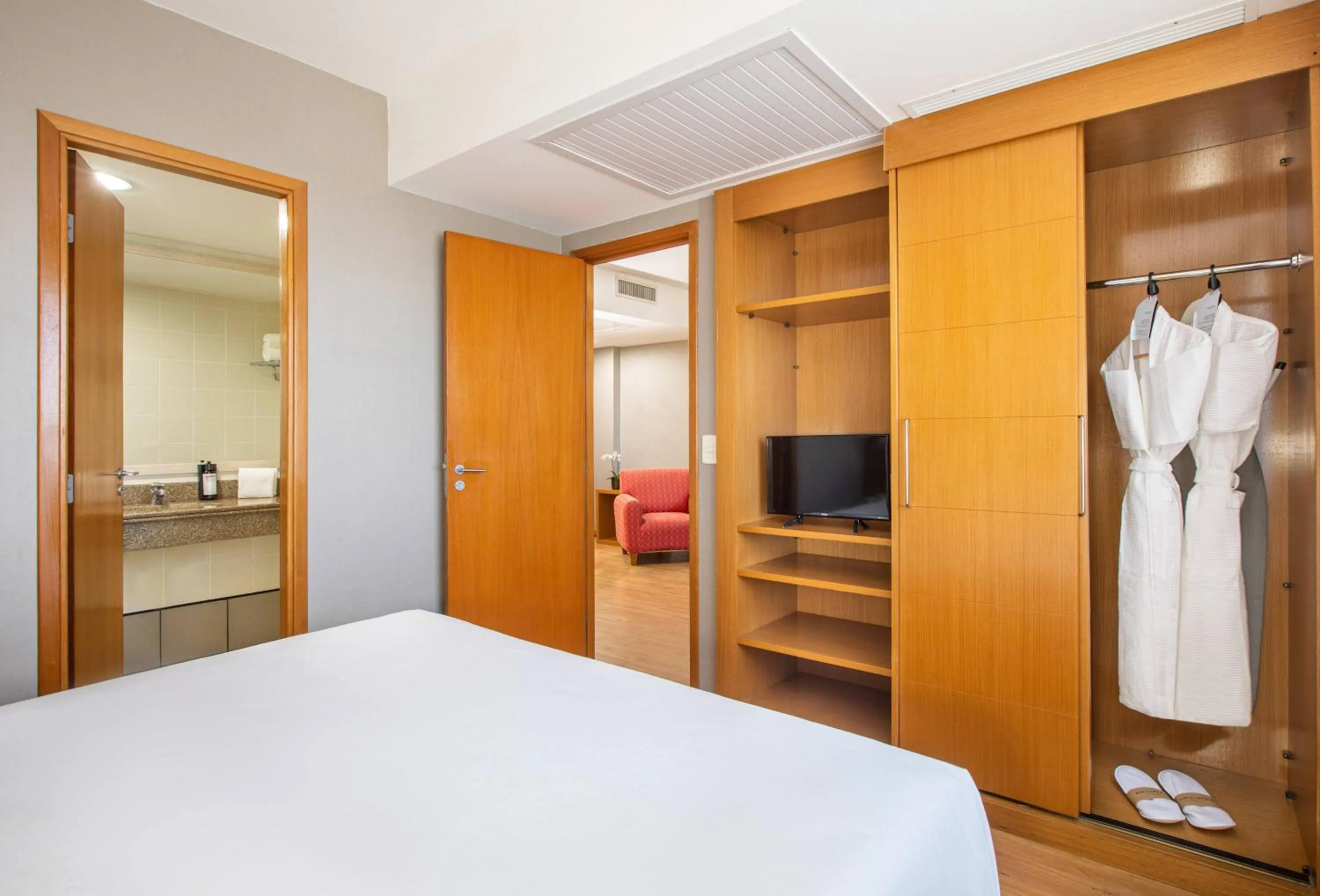 Bed in Hotel Brasil 21 Suites Affiliated by Meliá