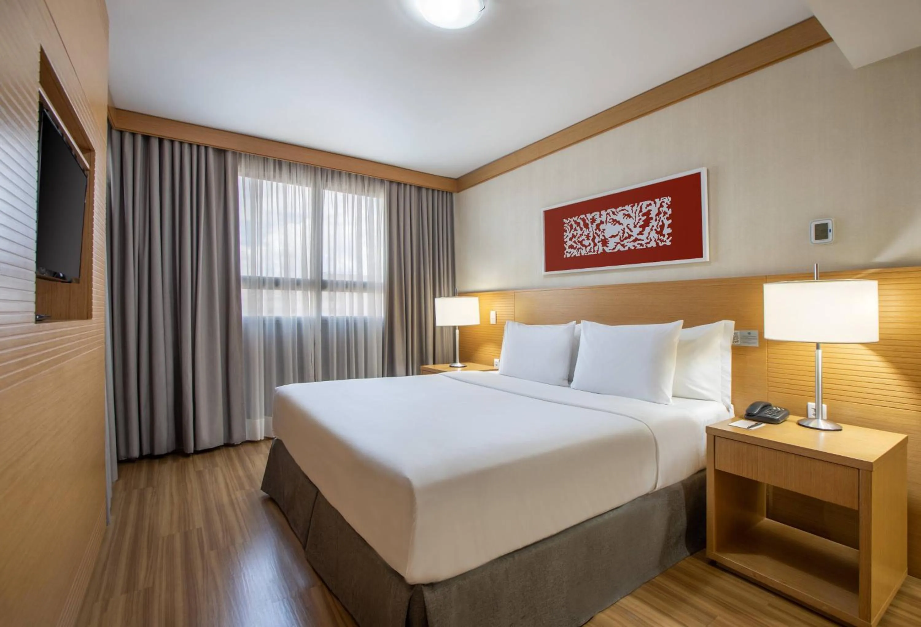 Bed in Hotel Brasil 21 Convention Affiliated by Meliá