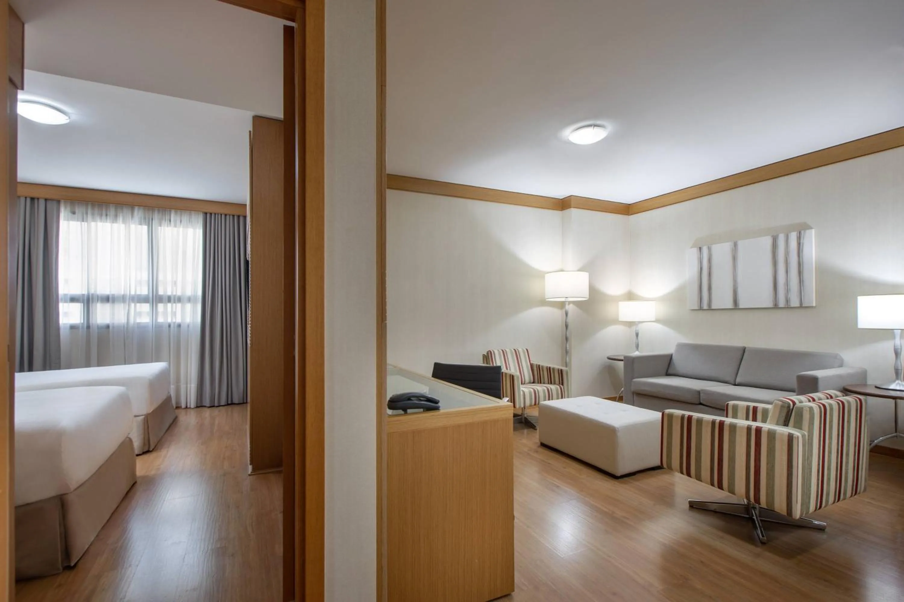 Bed in Hotel Brasil 21 Convention Affiliated by Meliá