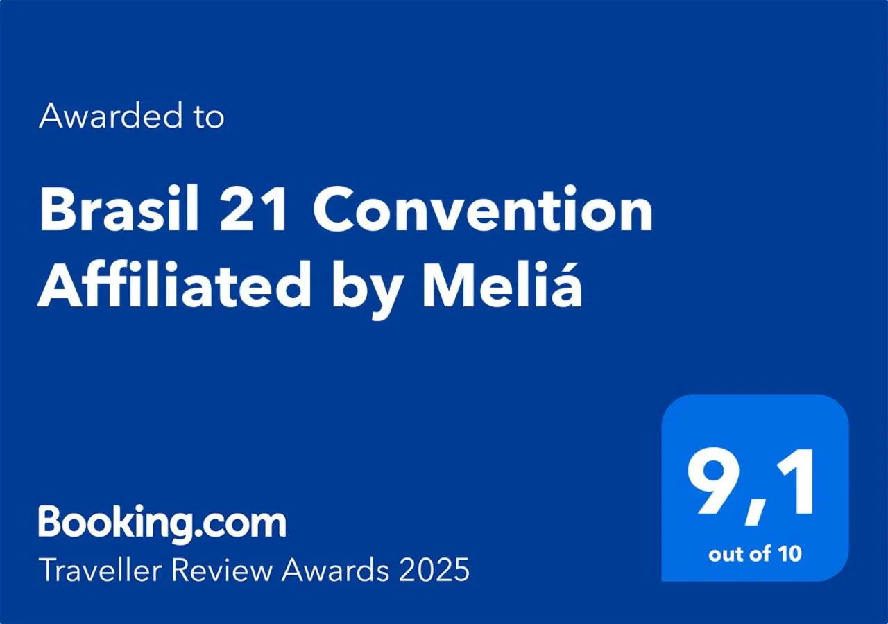 Certificate/Award in Brasil 21 Convention Affiliated by Meliá
