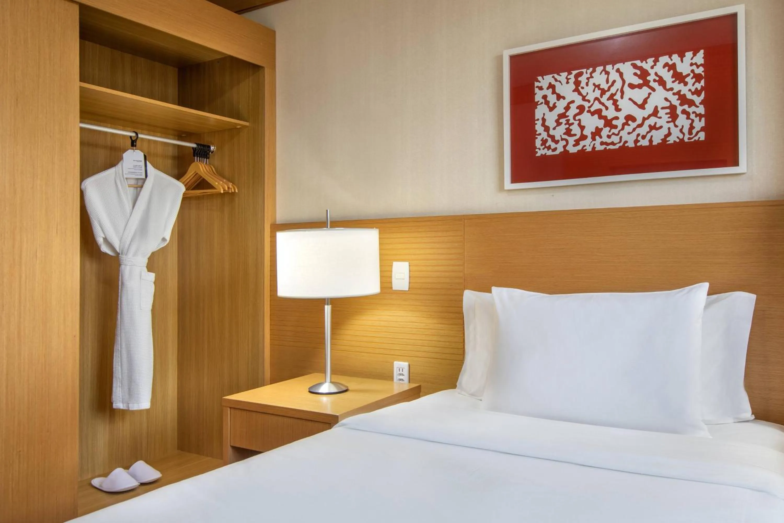 Bed in Hotel Brasil 21 Convention Affiliated by Meliá