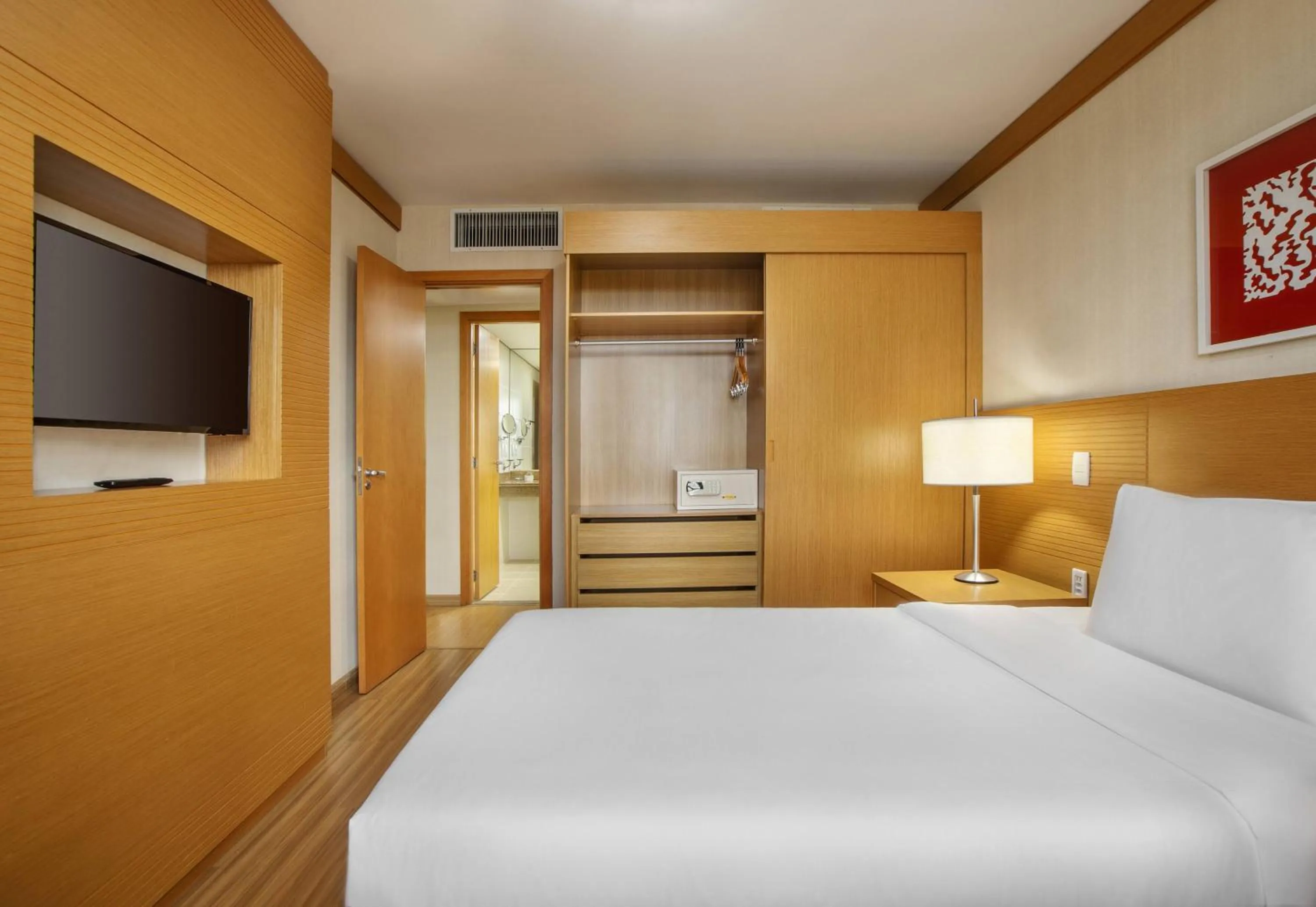 Bed in Hotel Brasil 21 Convention Affiliated by Meliá