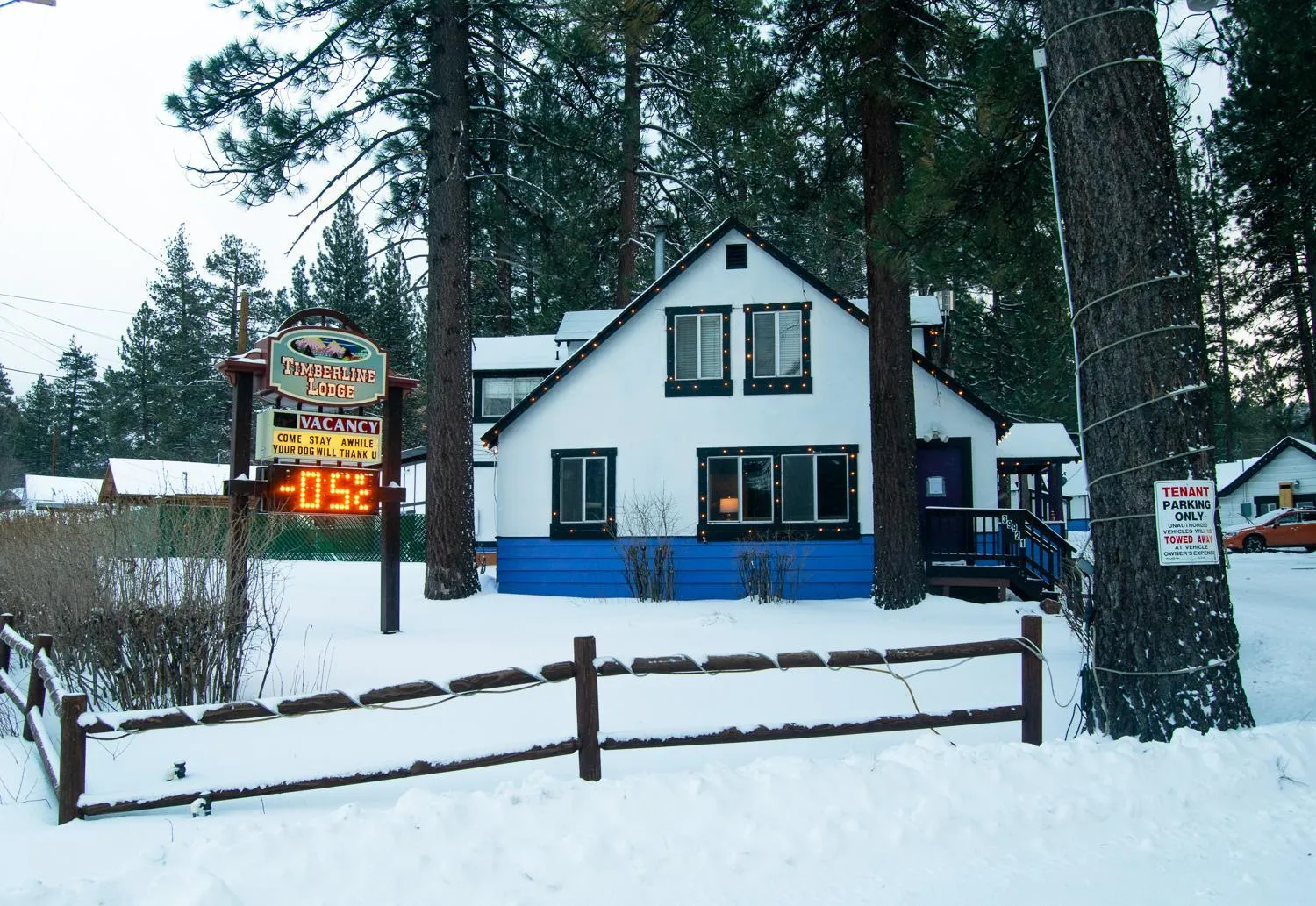 Property building in Timberline Lodge
