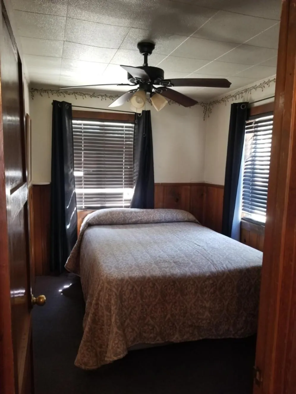 Bed in Timberline Lodge