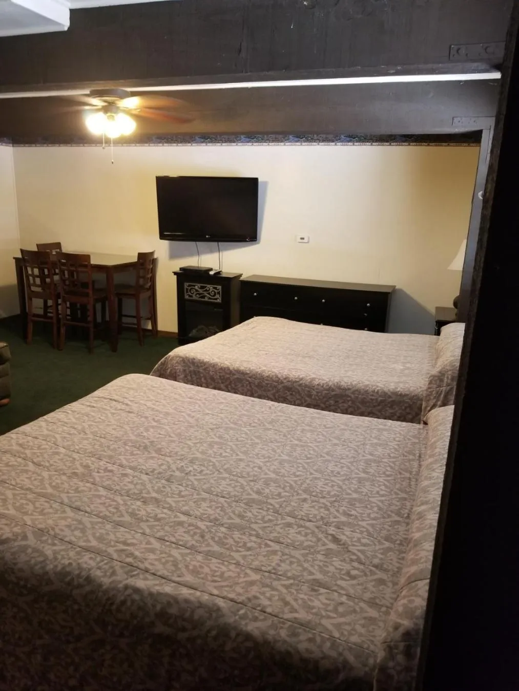 Bed in Timberline Lodge