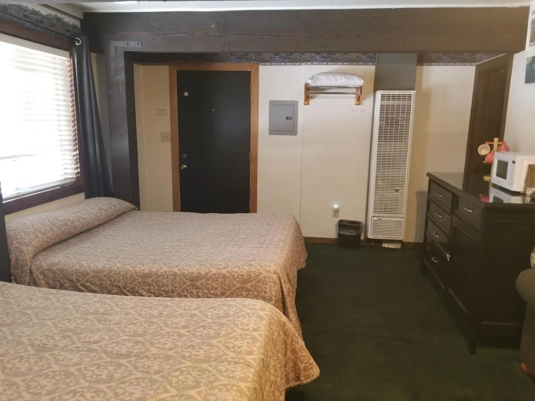 Bed in Timberline Lodge