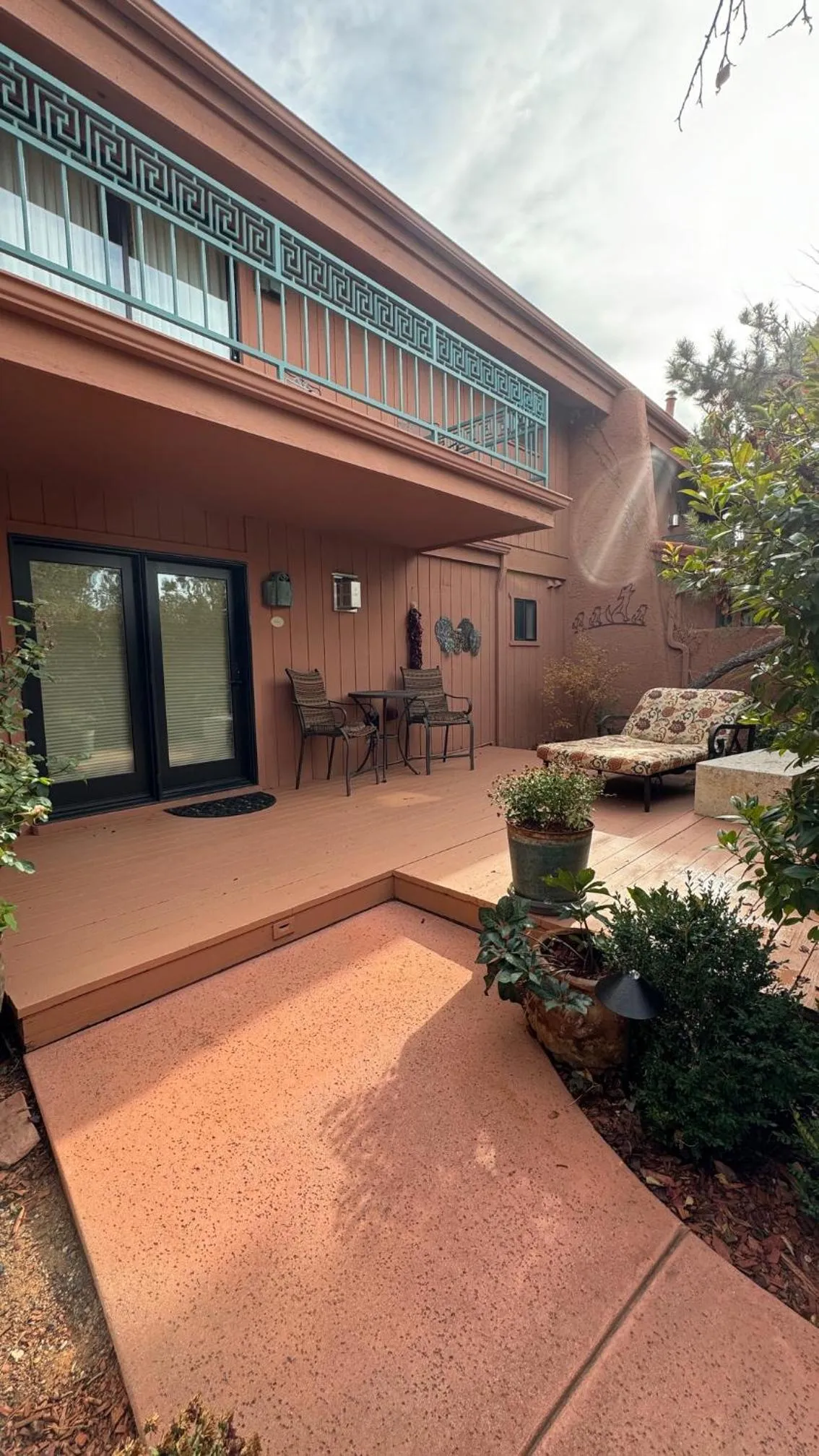 Patio in Casa Sedona Inn