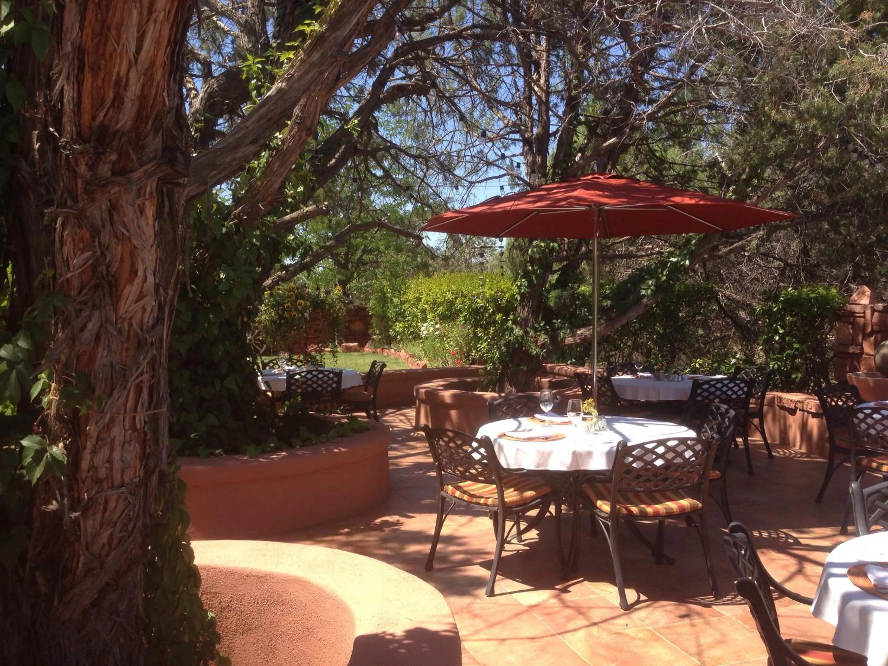 Patio in Casa Sedona Inn