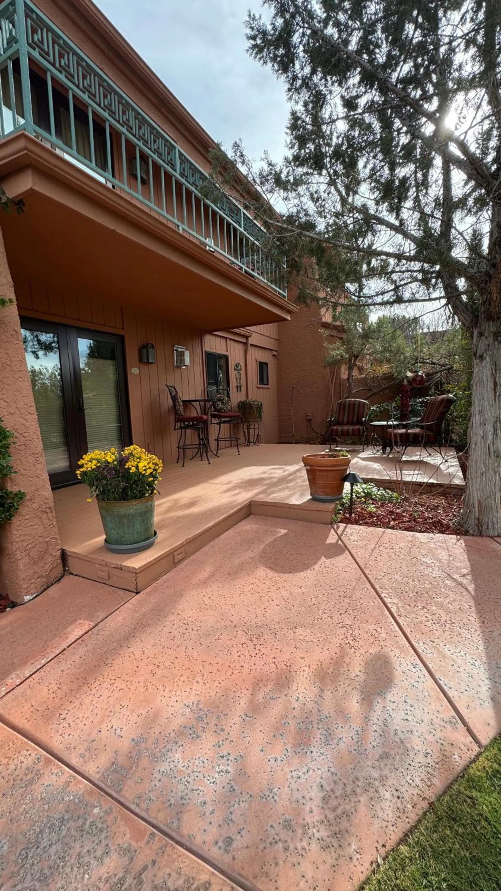 Patio in Casa Sedona Inn