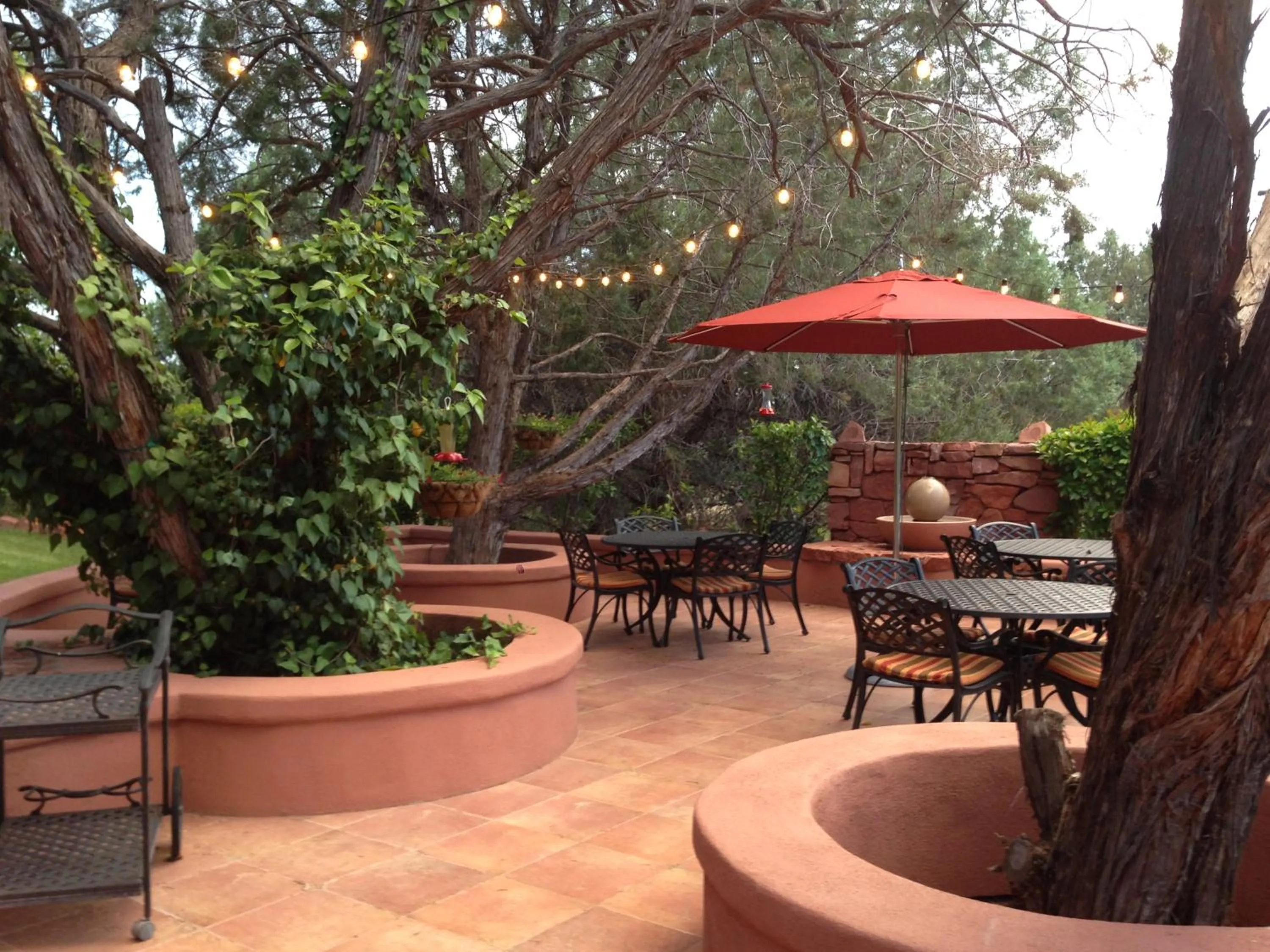 Patio in Casa Sedona Inn