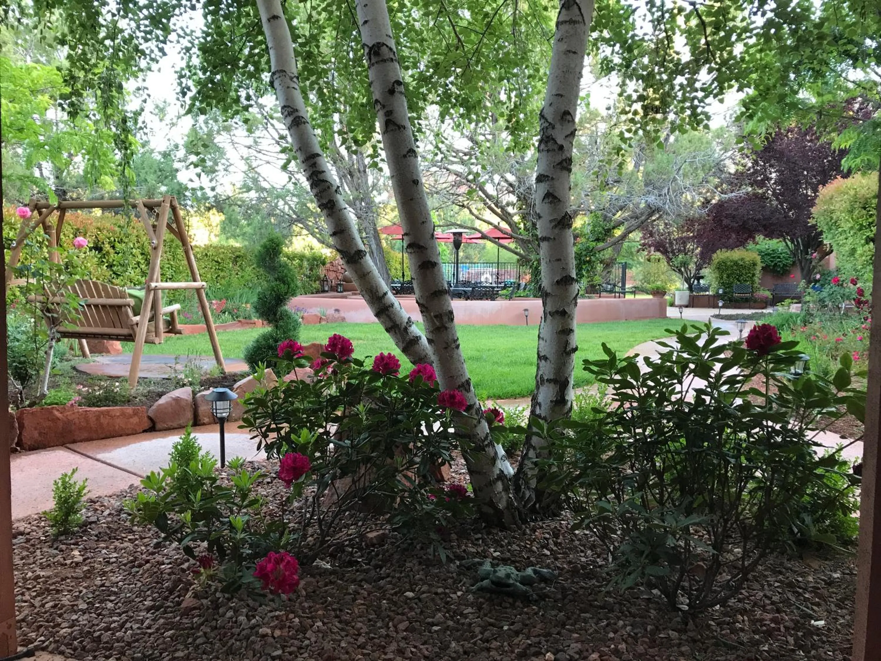 Garden in Casa Sedona Inn