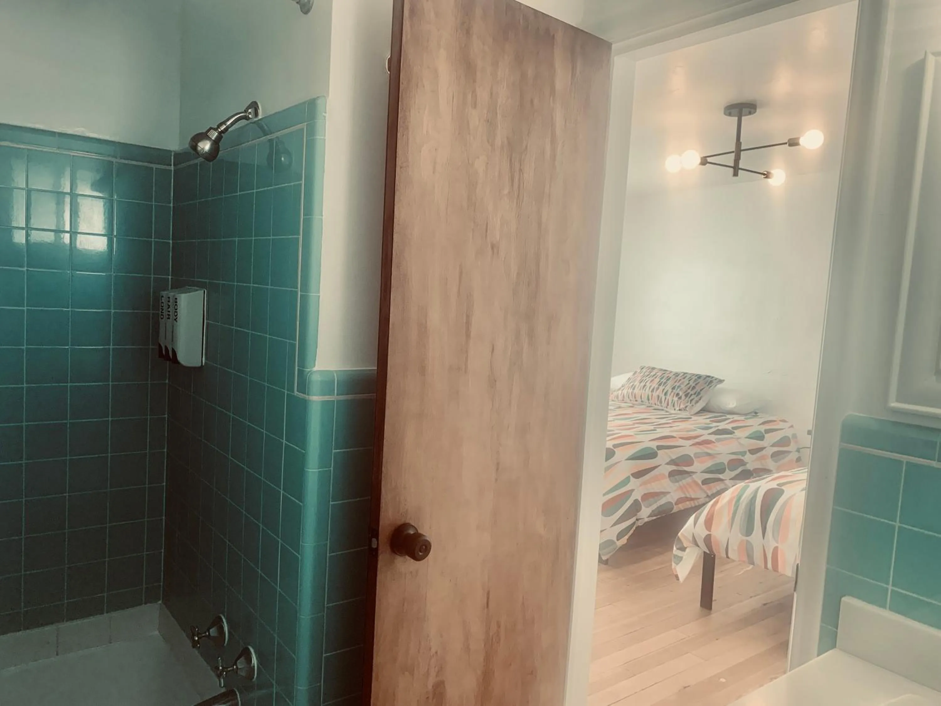 Shower in Dragonfly Motor Lodge