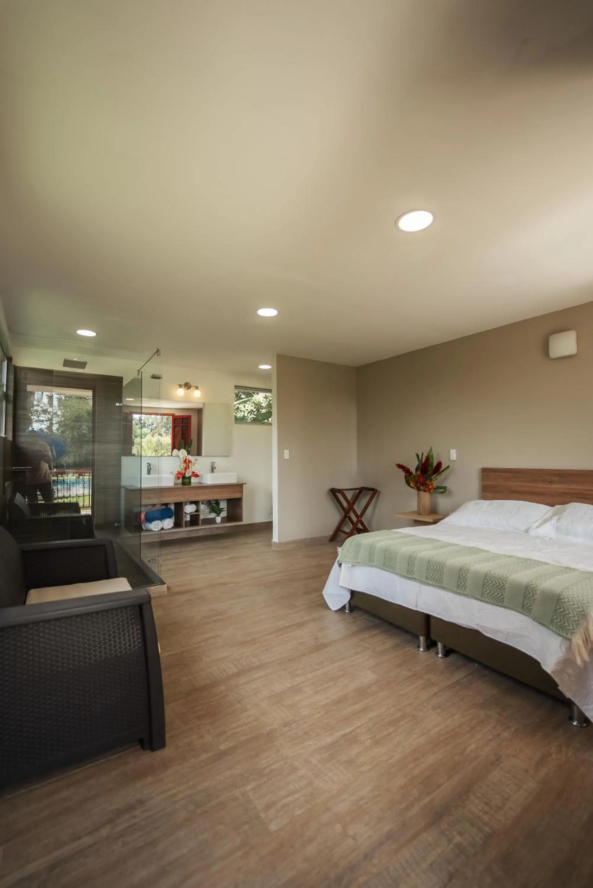 Bedroom, Bed in Finca Hotel