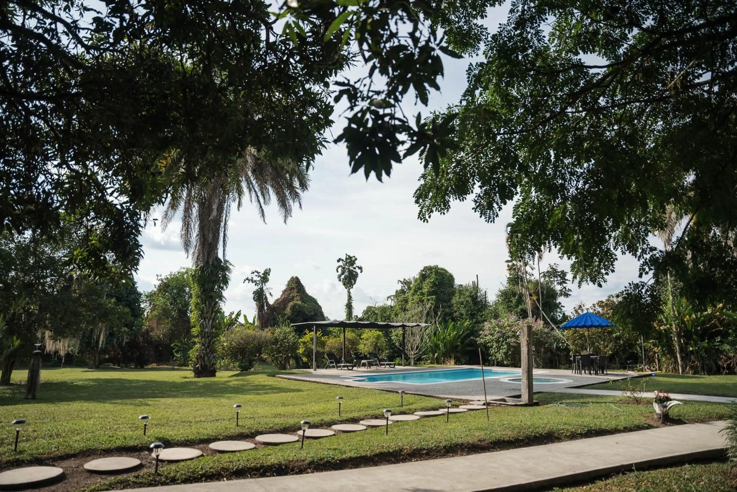 Garden view in Finca Hotel