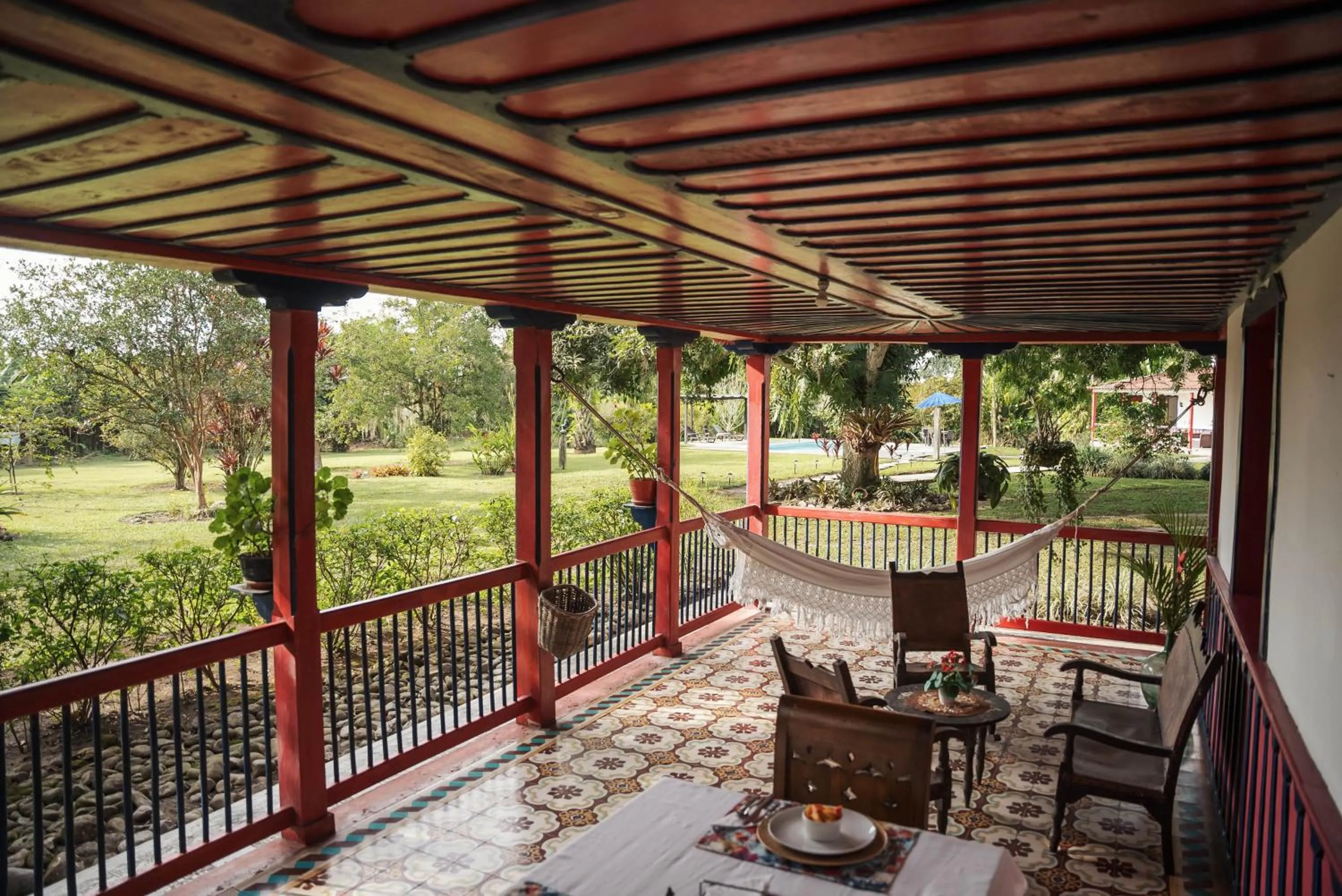 Garden view in Finca Hotel