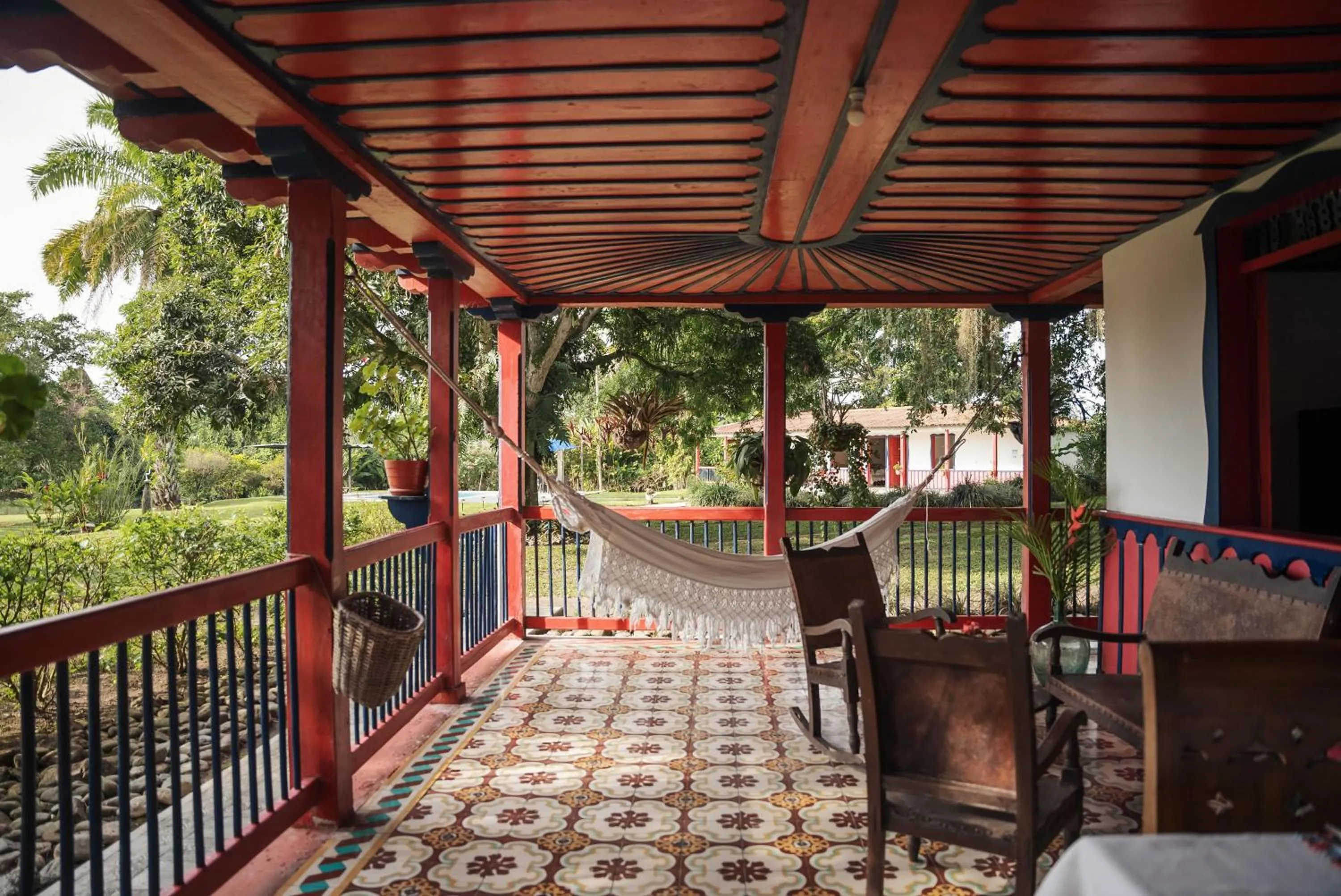 Living room in Finca Hotel