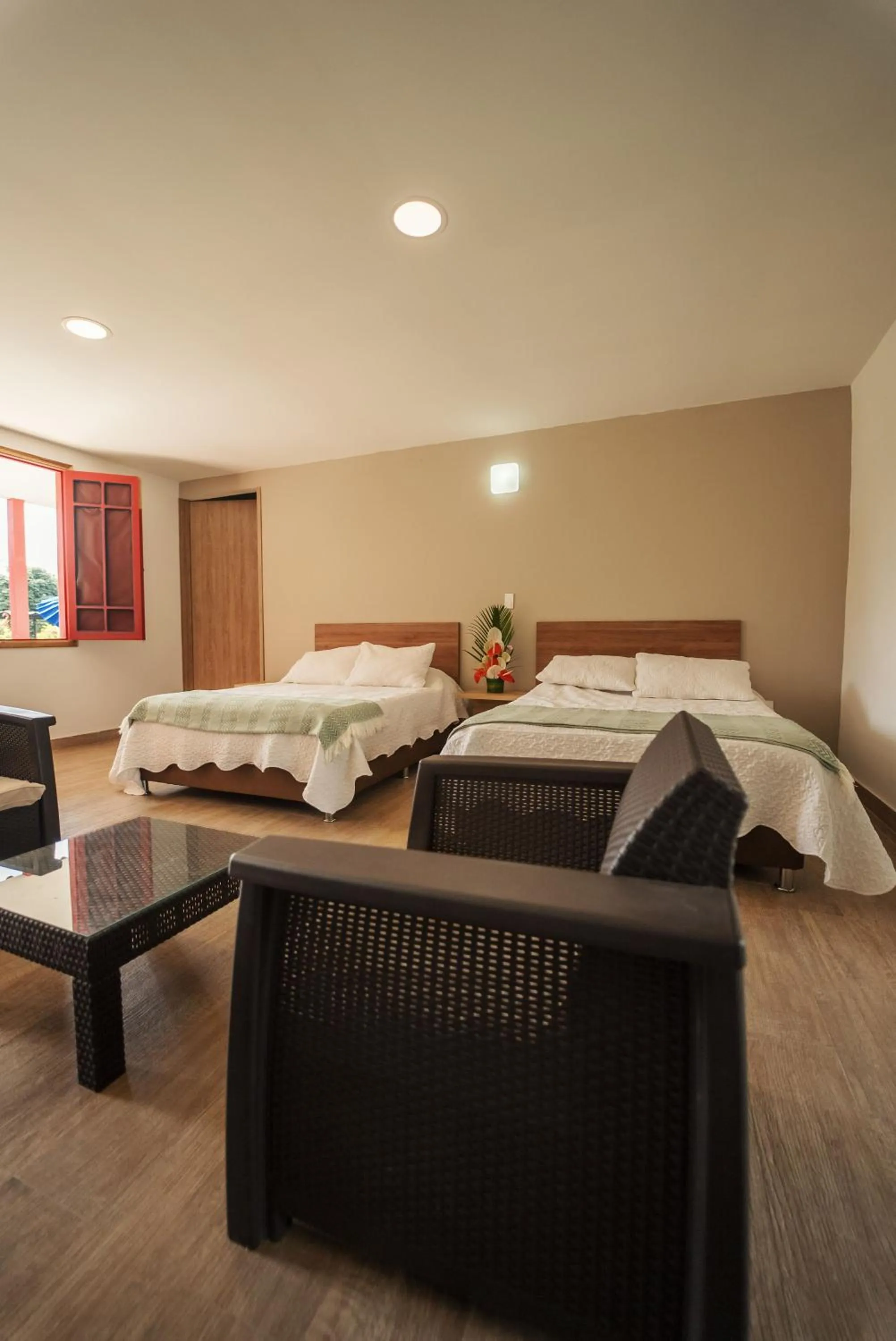 Bedroom, Bed in Finca Hotel