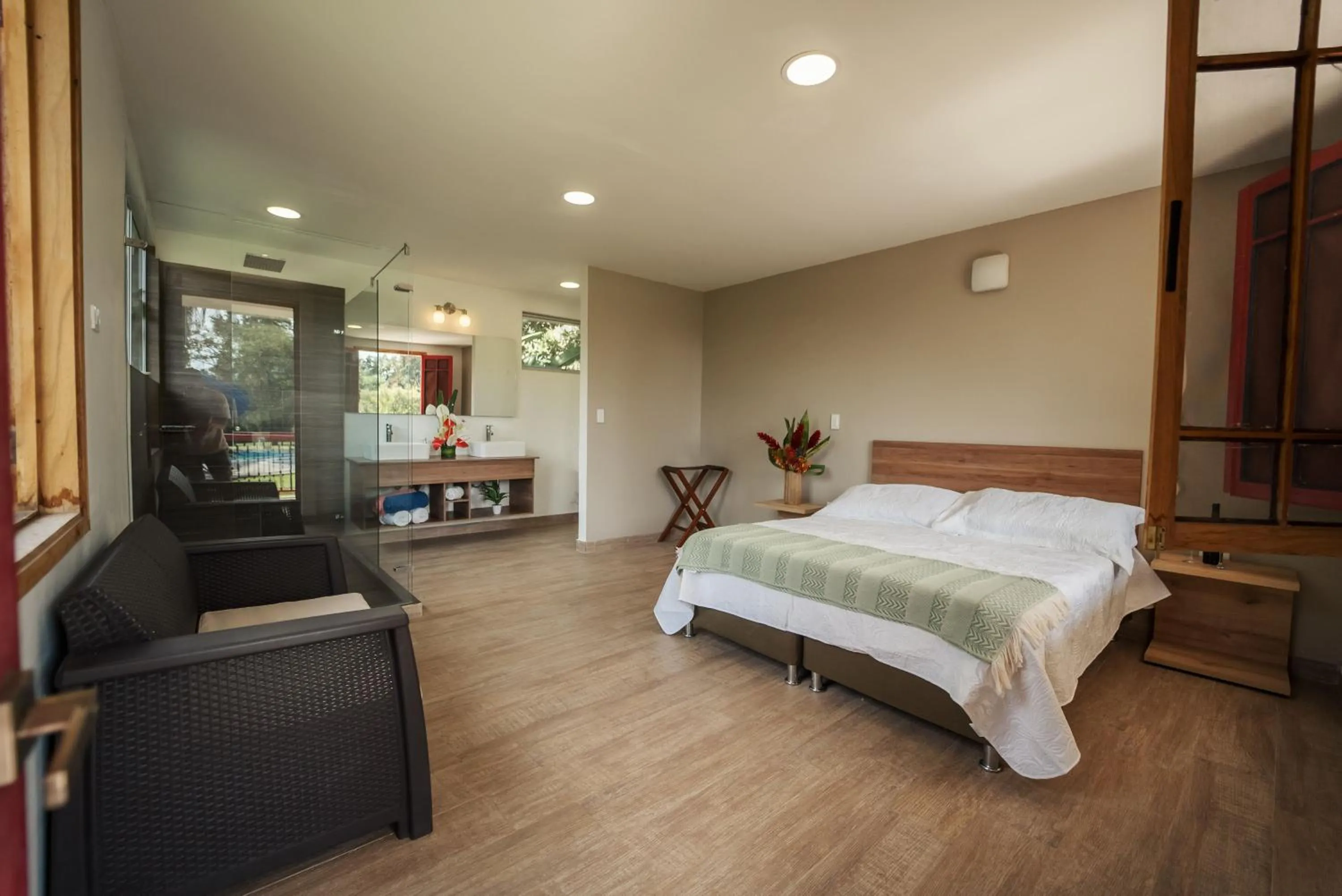 Bedroom, Bed in Finca Hotel