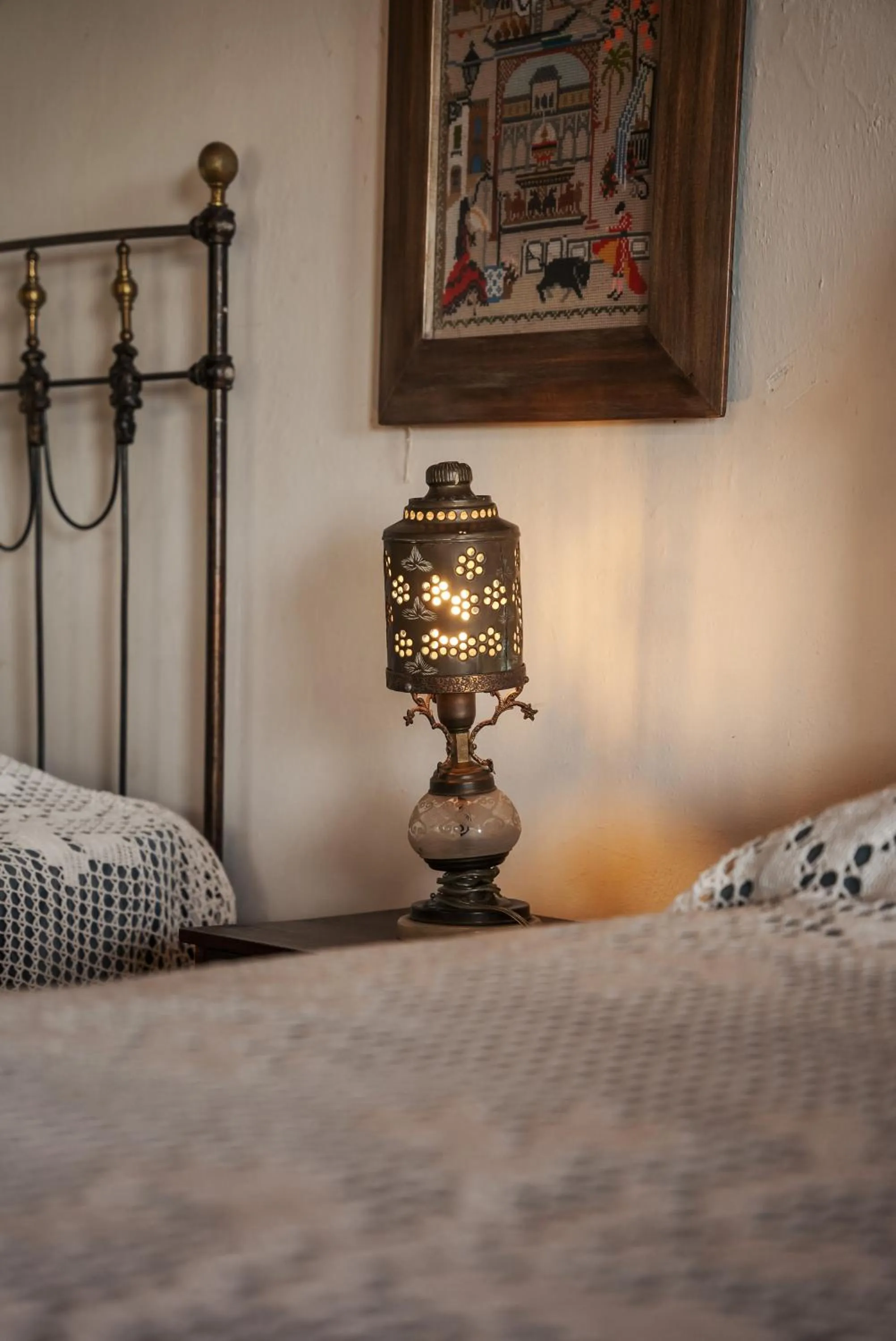 Decorative detail, Bed in Finca Hotel