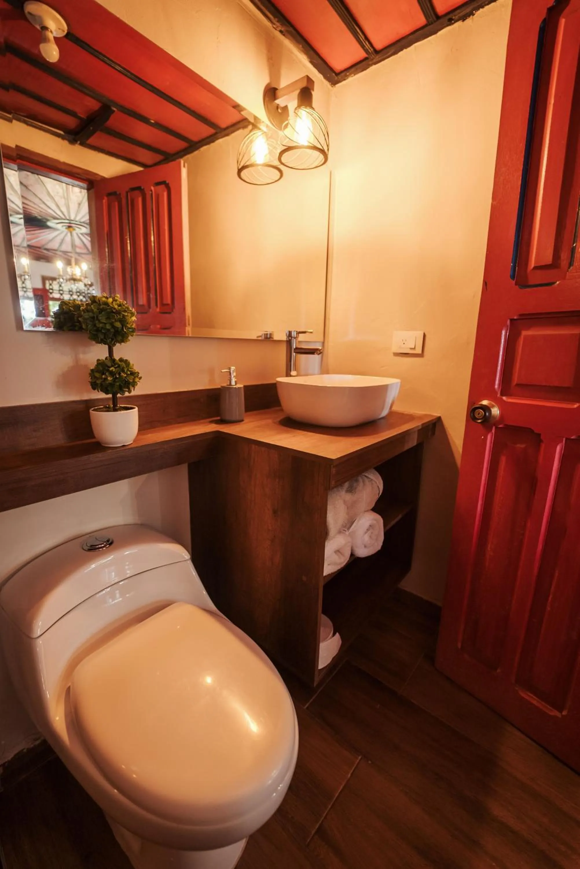 Bathroom in Finca Hotel