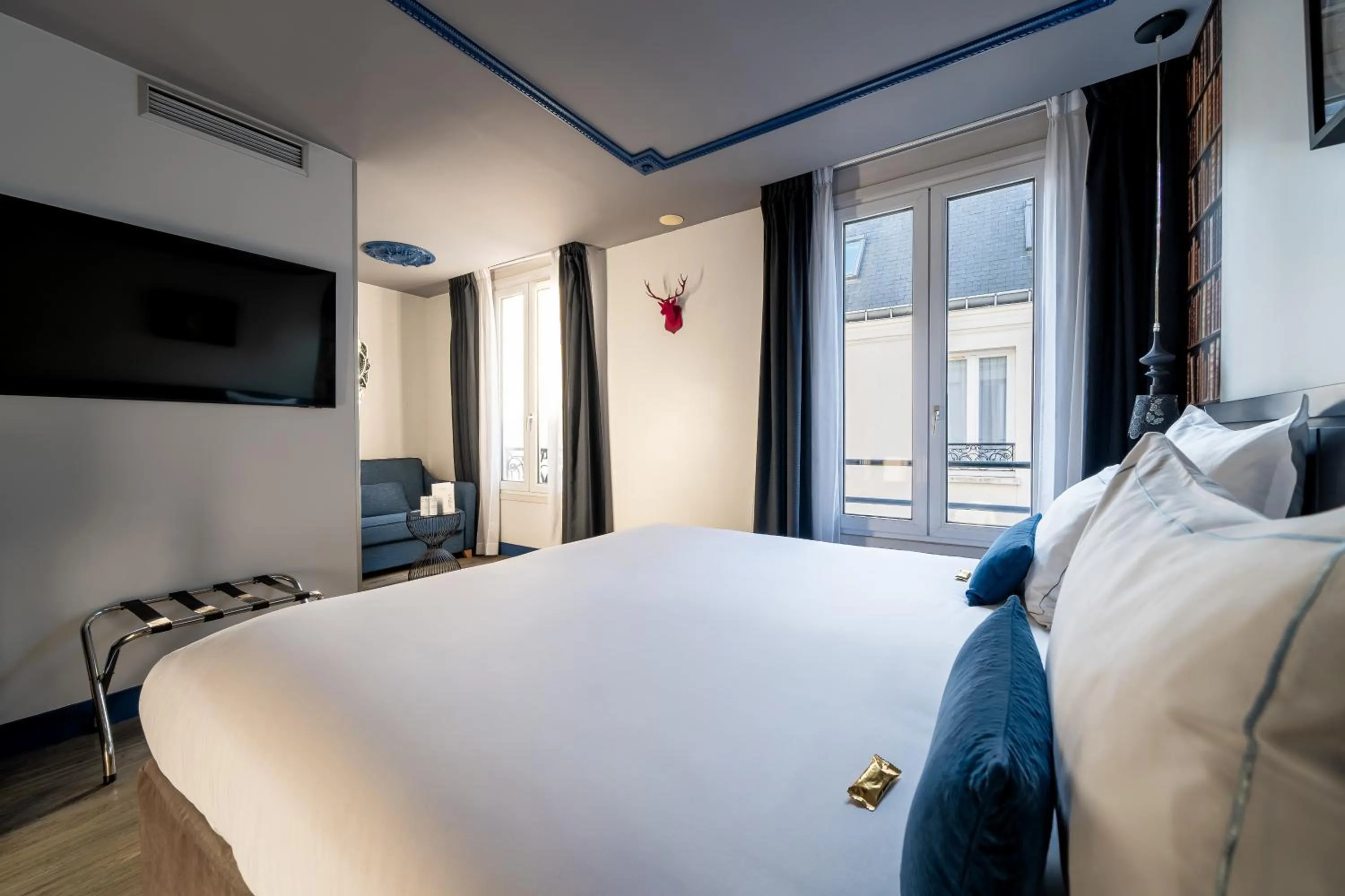 Bed in Hotel Mademoiselle