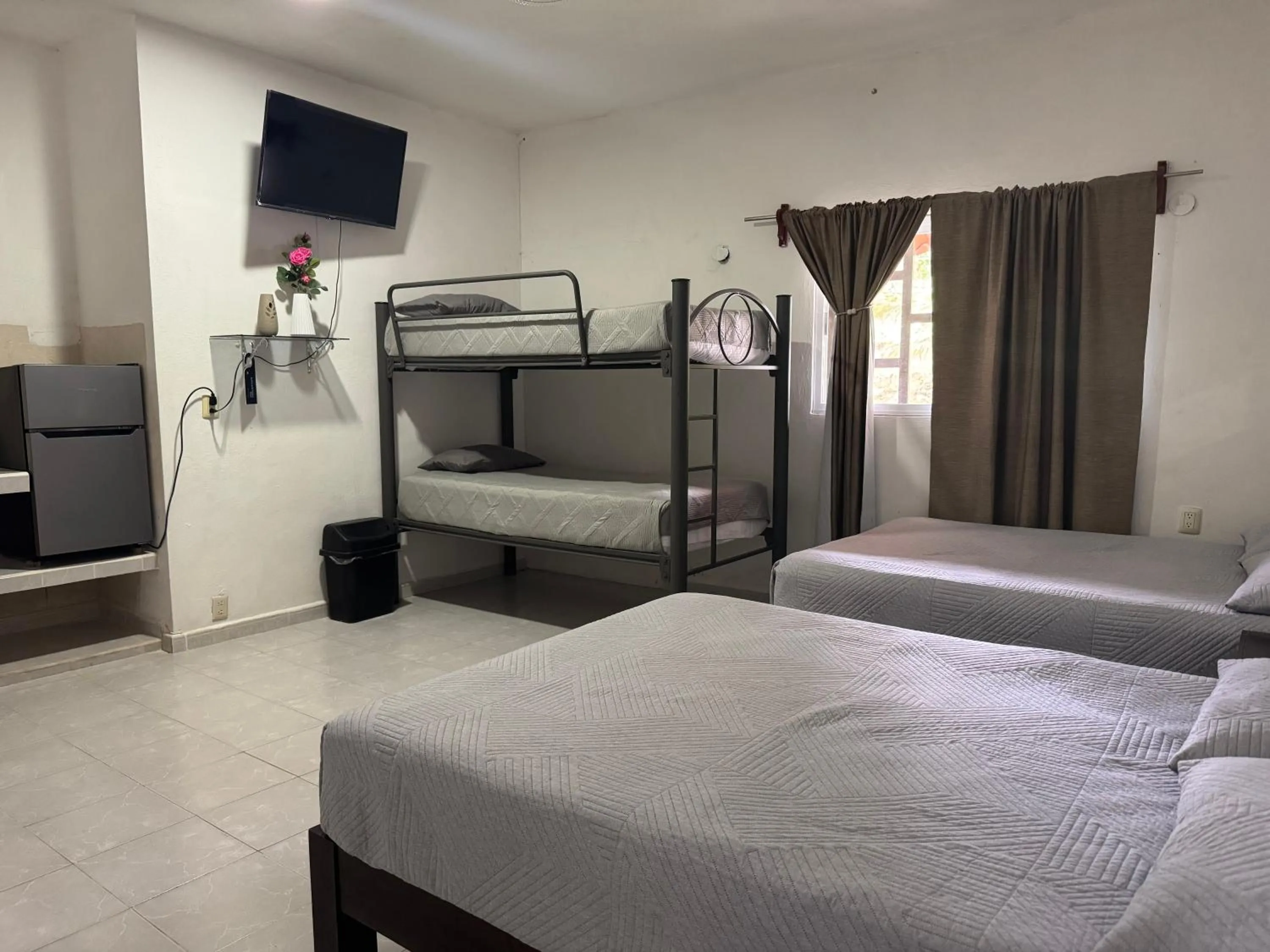 Bed in Zayali Bacalar - Guest House