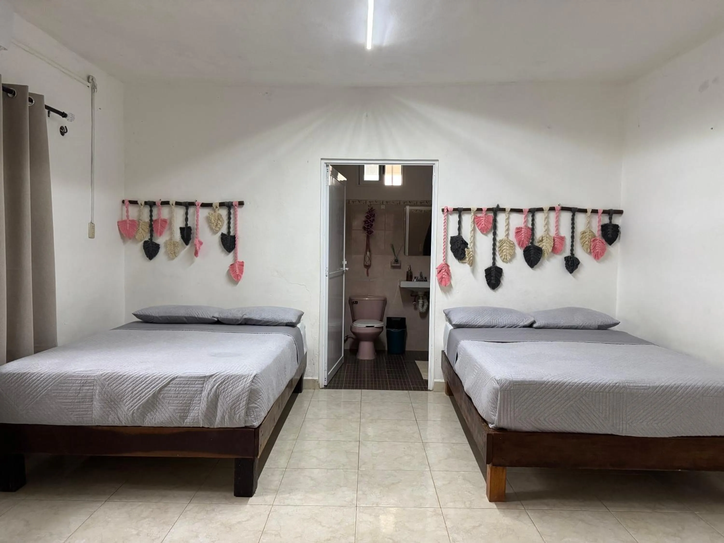 Bed in Zayali Bacalar - Guest House