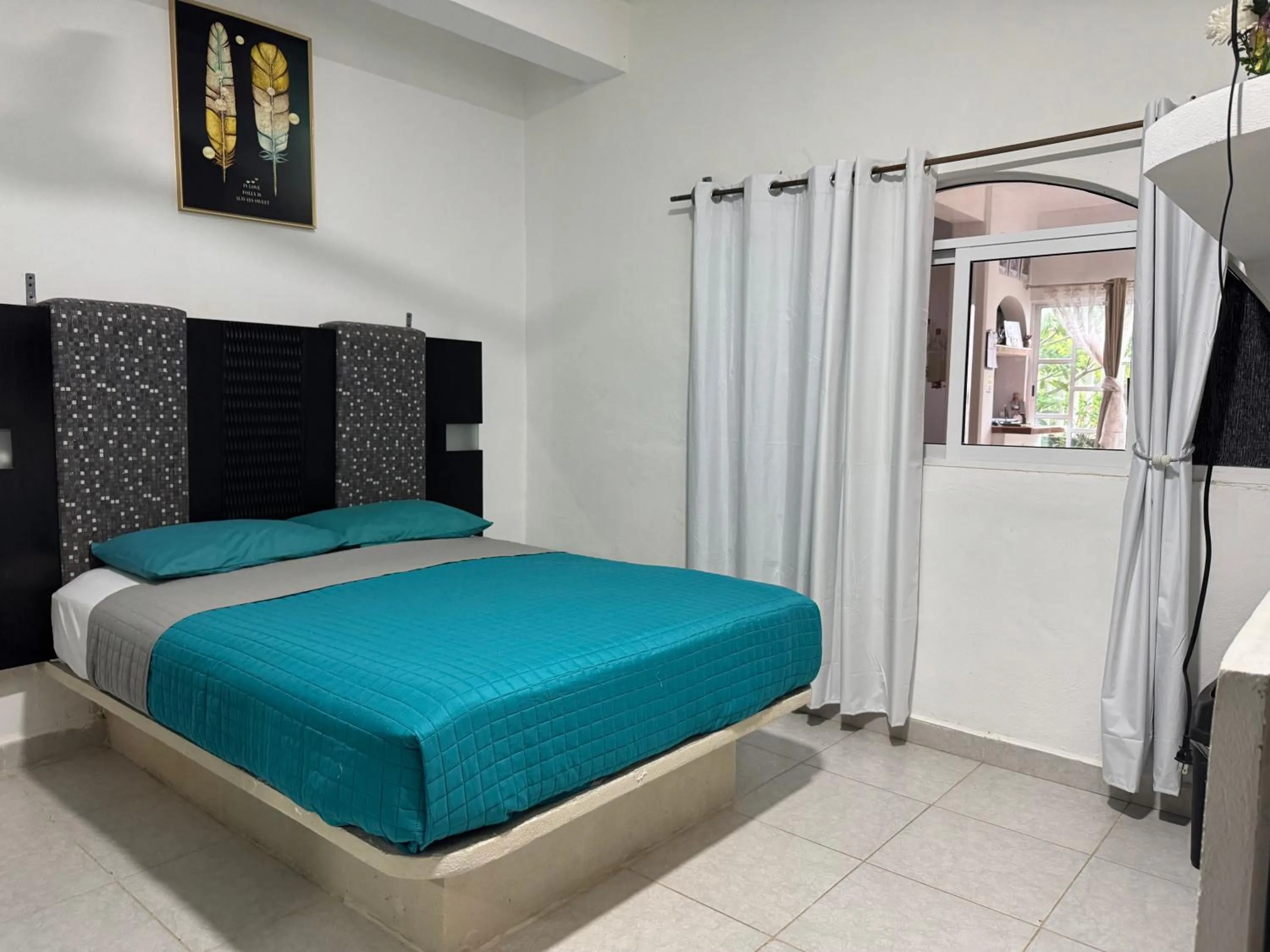 Bed in Zayali Bacalar - Guest House