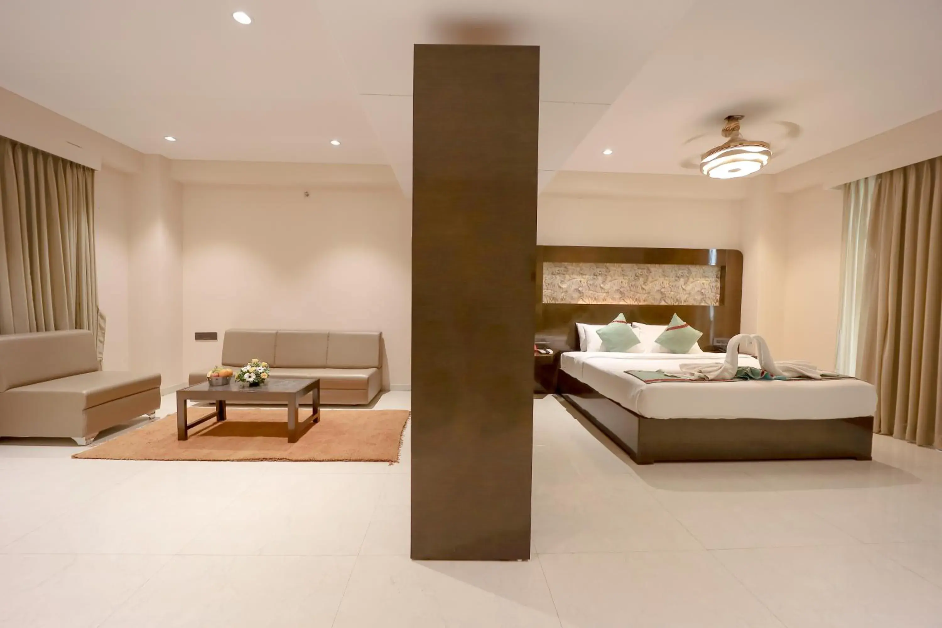 View (from property/room), Bed in Zip By Spree Hotels Surat View (from property/room), Bed in Zip By Spree Hotels Surat