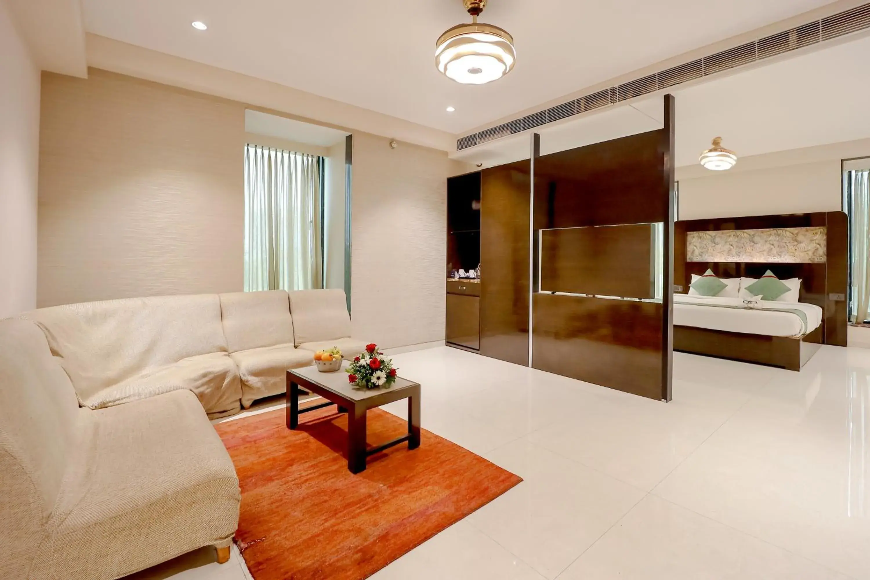 Living room in Zip By Spree Hotels Surat Living room in Zip By Spree Hotels Surat