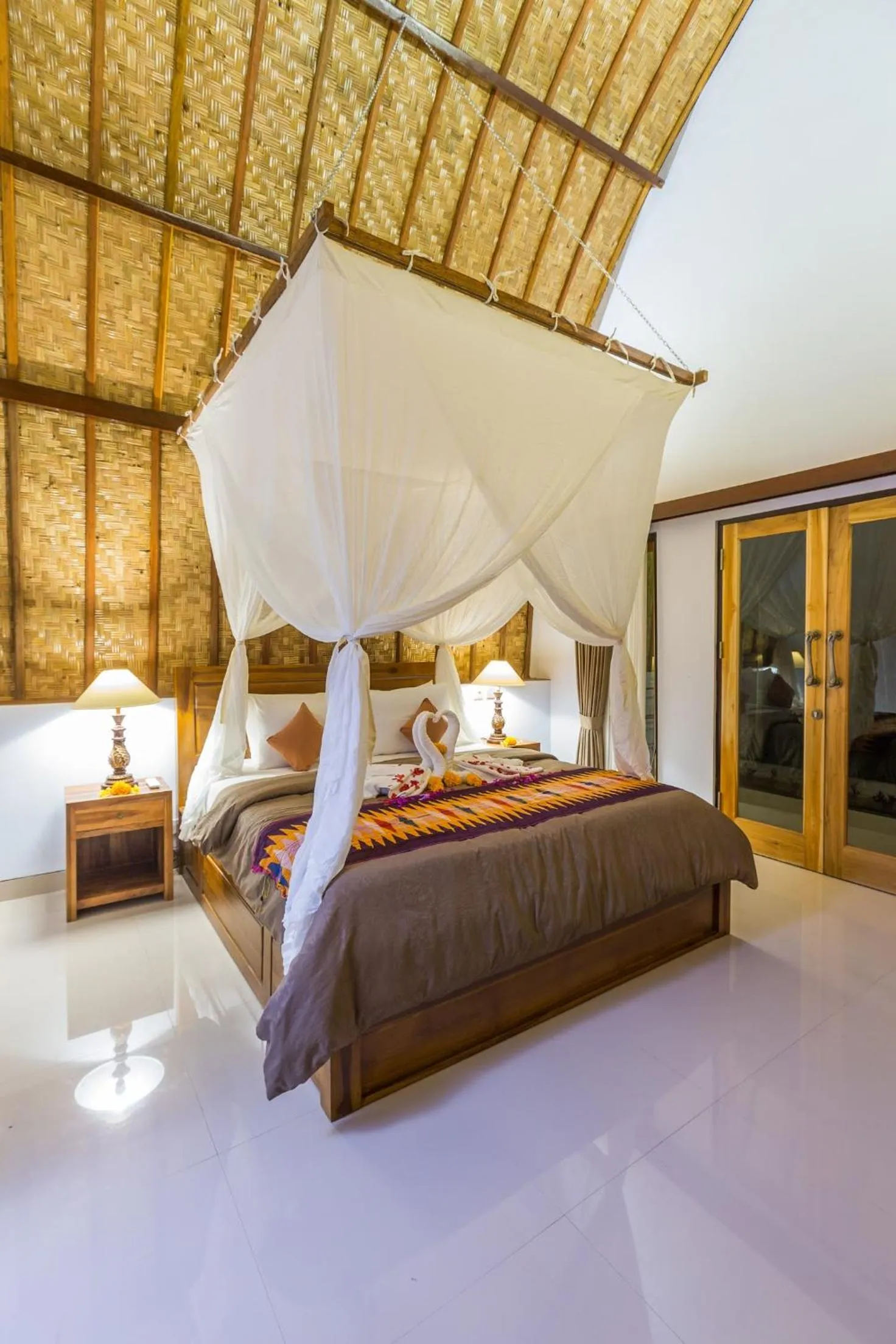 Bed in Bintang Penida Resort