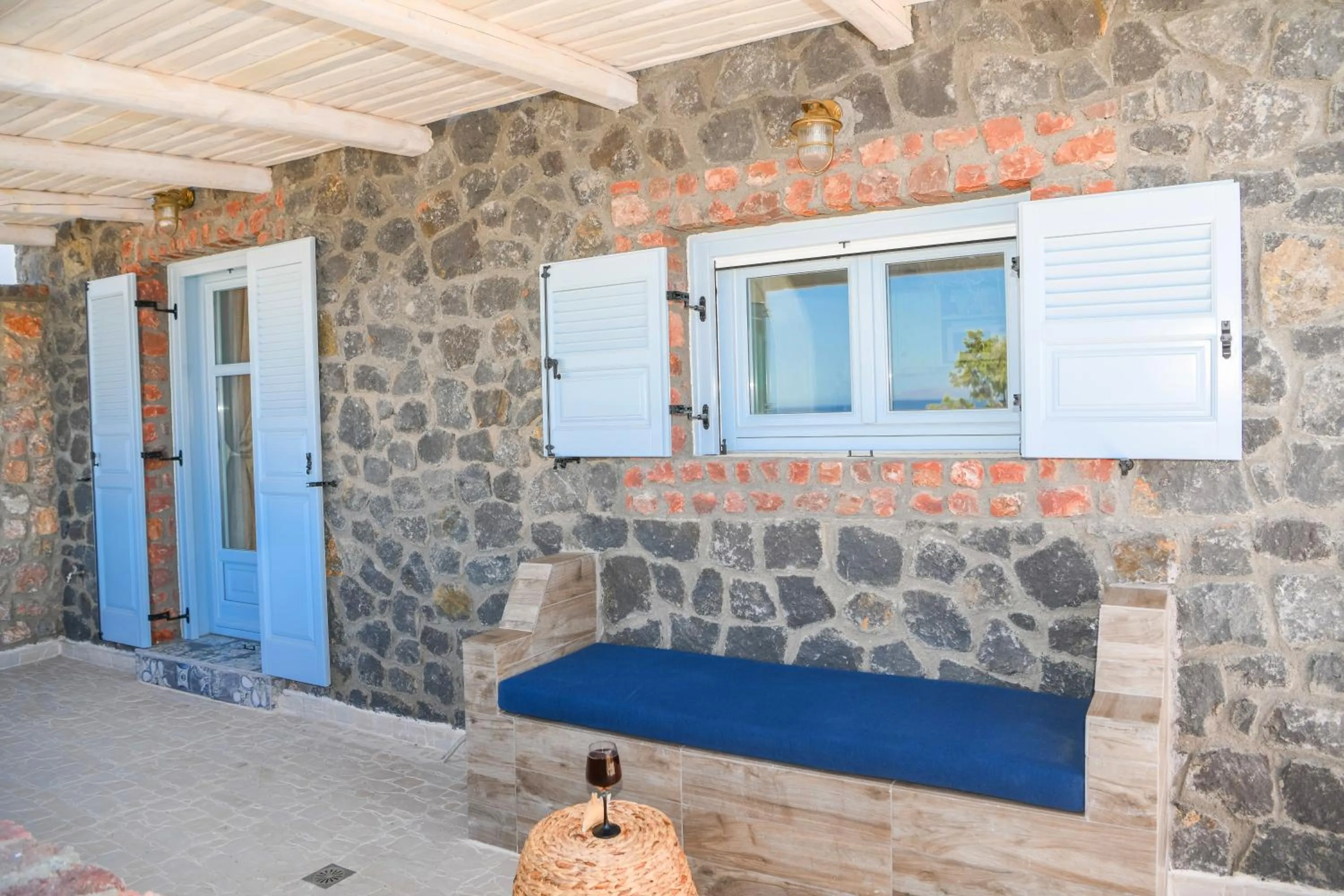 Patio in Starlight Luxury Seaside Villa & Suites