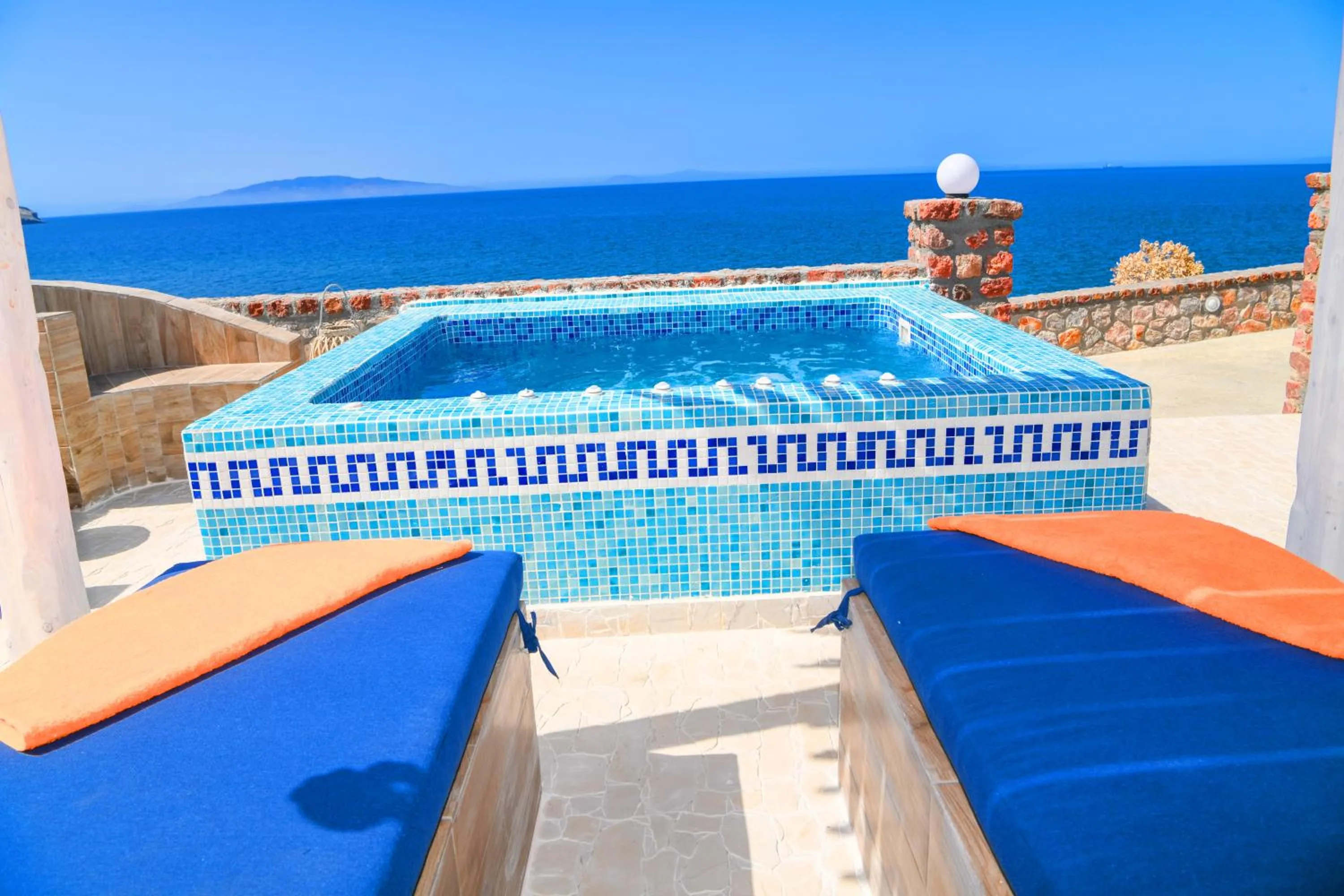 Pool view in Starlight Luxury Seaside Villa & Suites