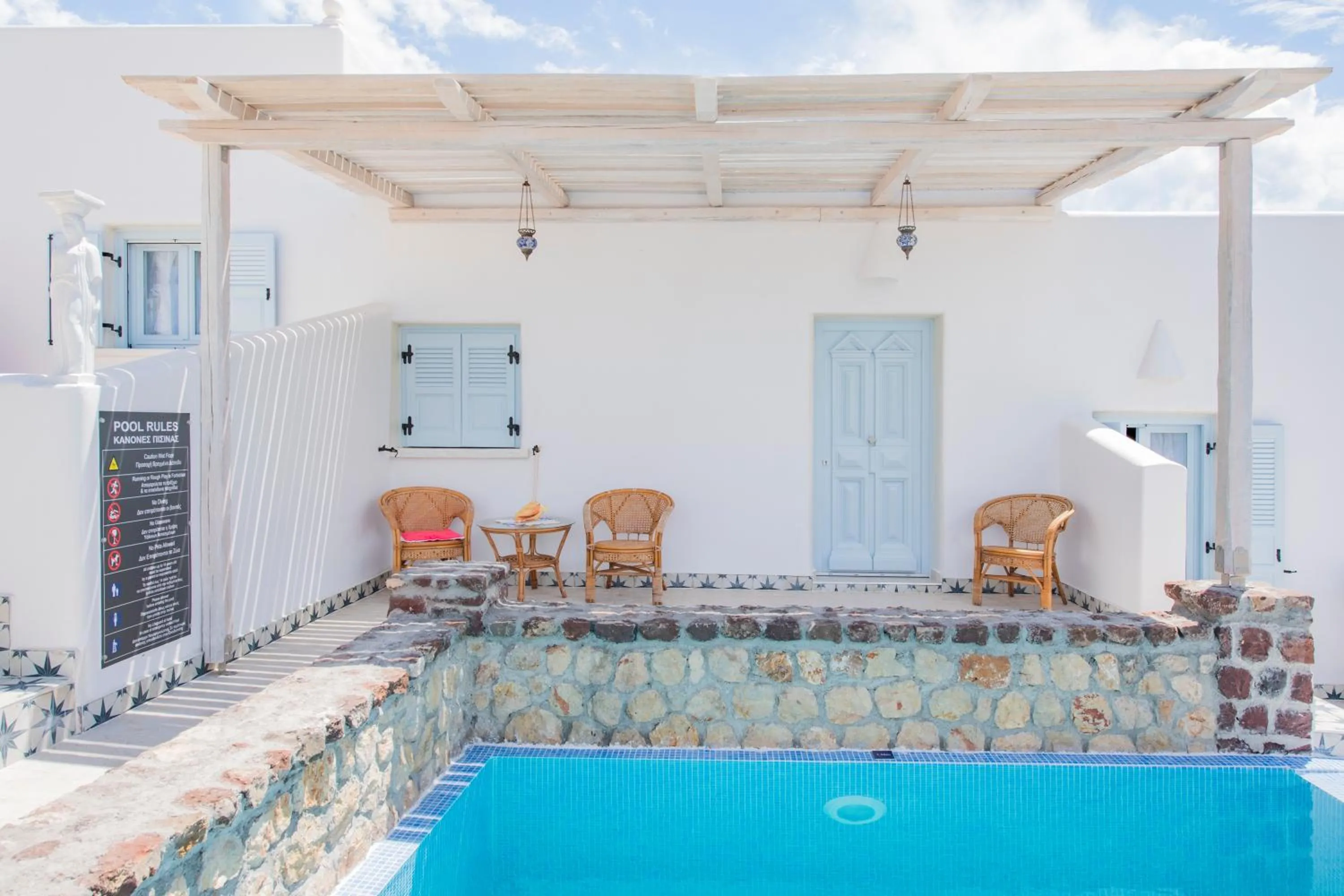 Swimming pool in Starlight Luxury Seaside Villa & Suites