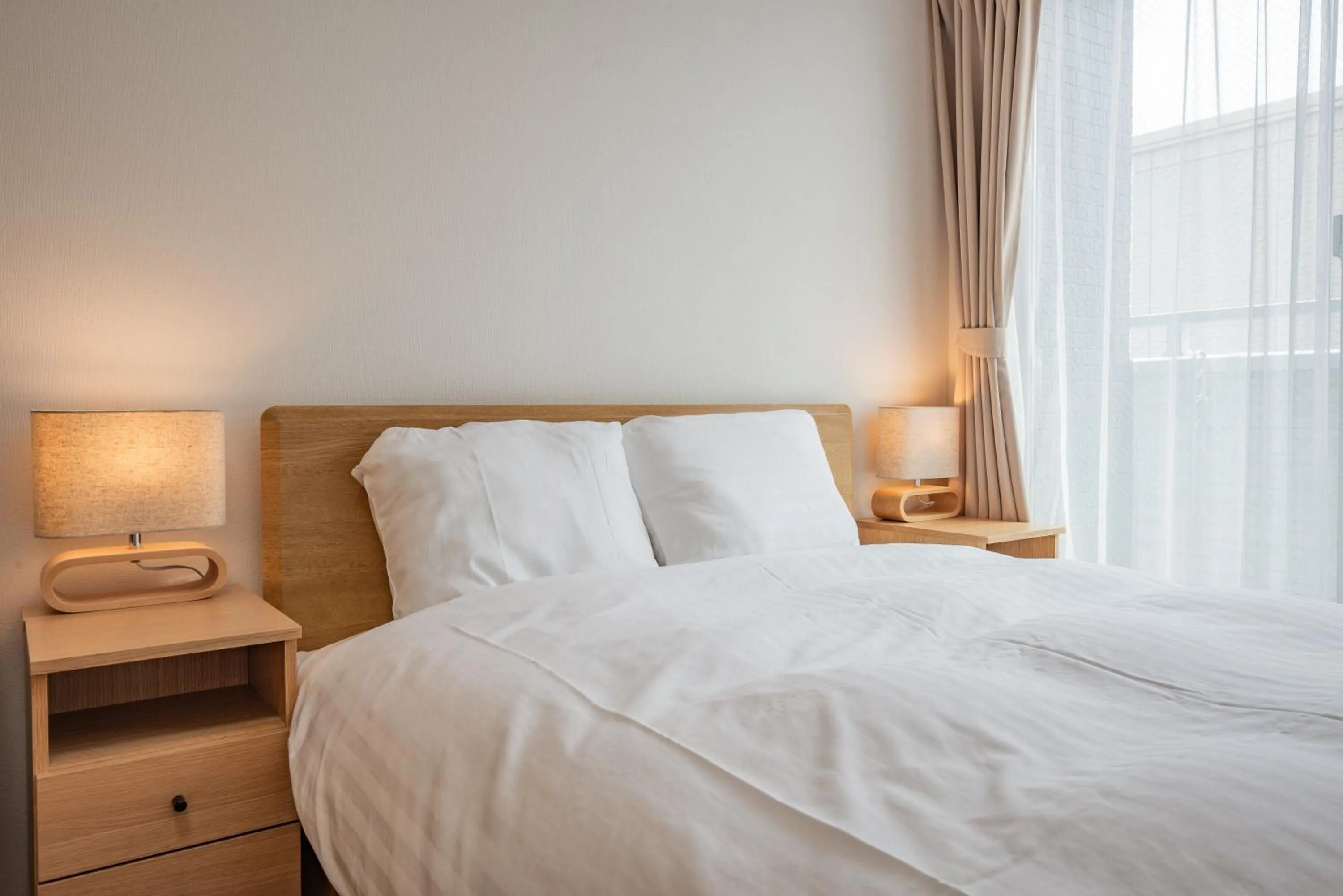 Bed in H2O Stay Ikebukuro