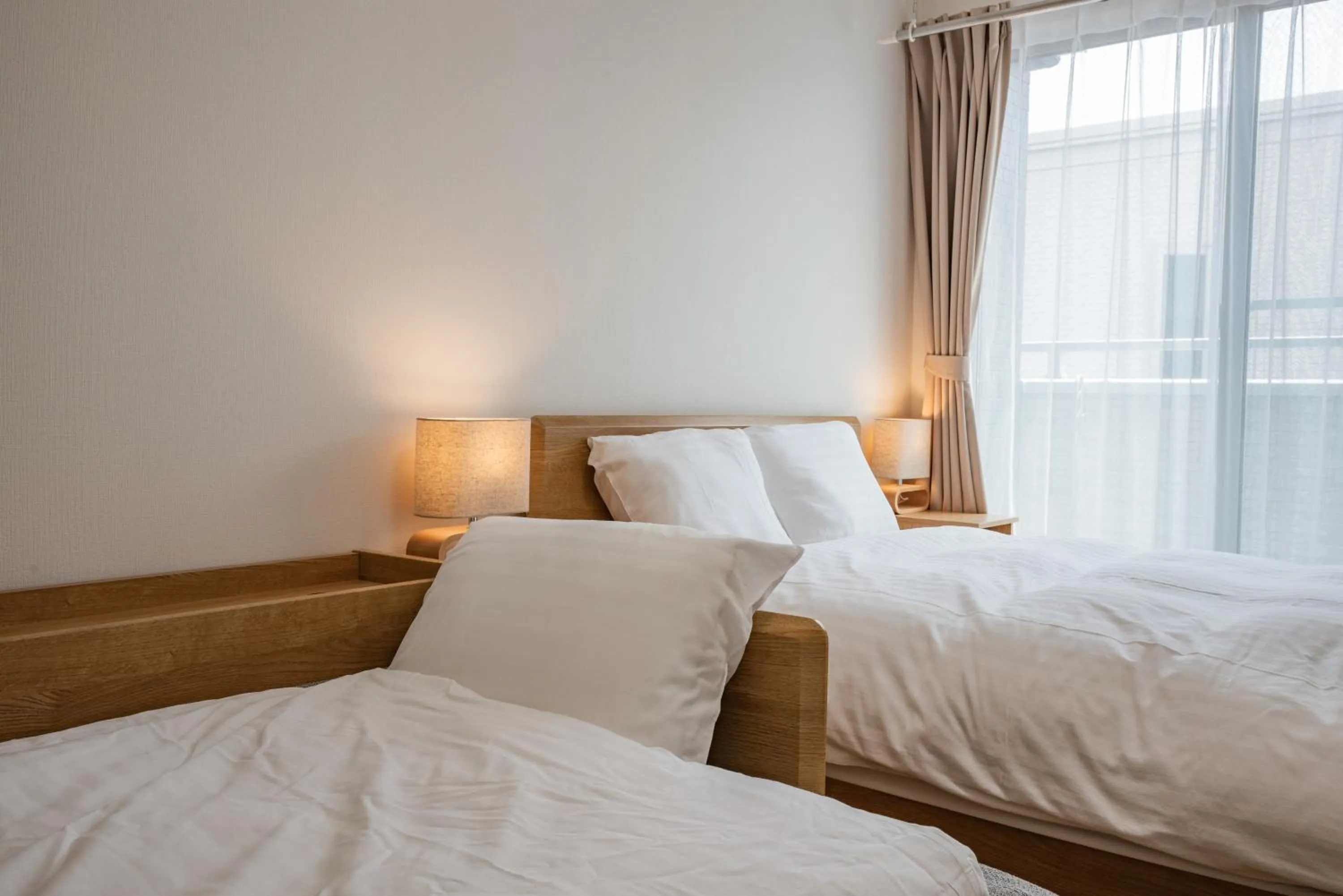 Bed in H2O Stay Ikebukuro