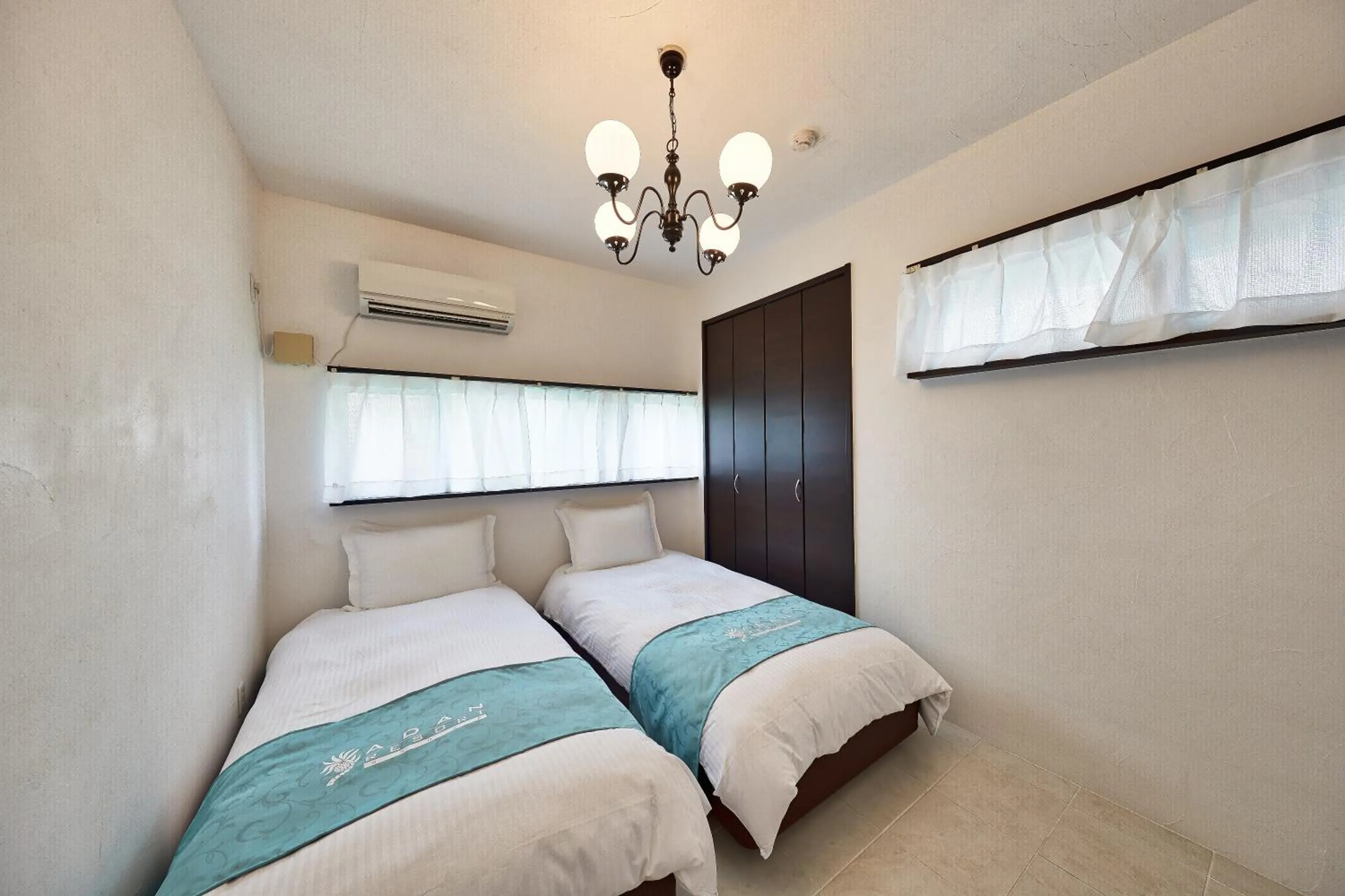 Bed in Sky Villa Toyohara