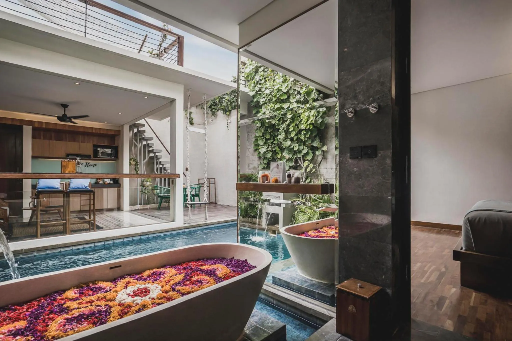 Pool view in Ayona Villa Seminyak by Ini Vie Hospitality