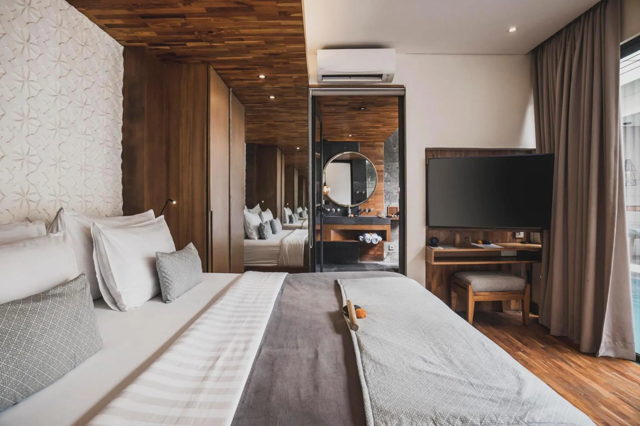 Bedroom, Bed in Ayona Villa Seminyak by Ini Vie Hospitality