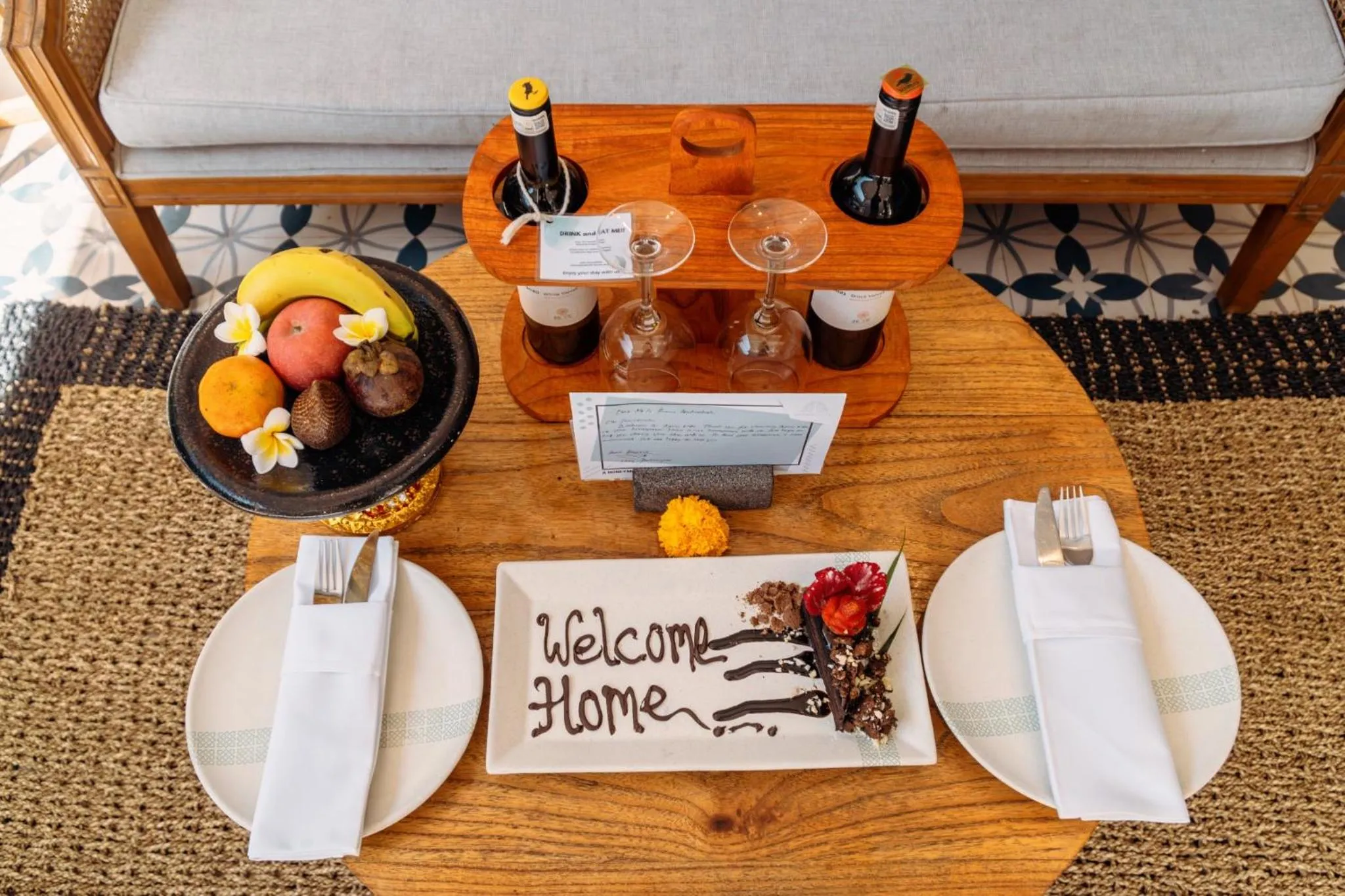 Living room in Ayona Villa Seminyak by Ini Vie Hospitality