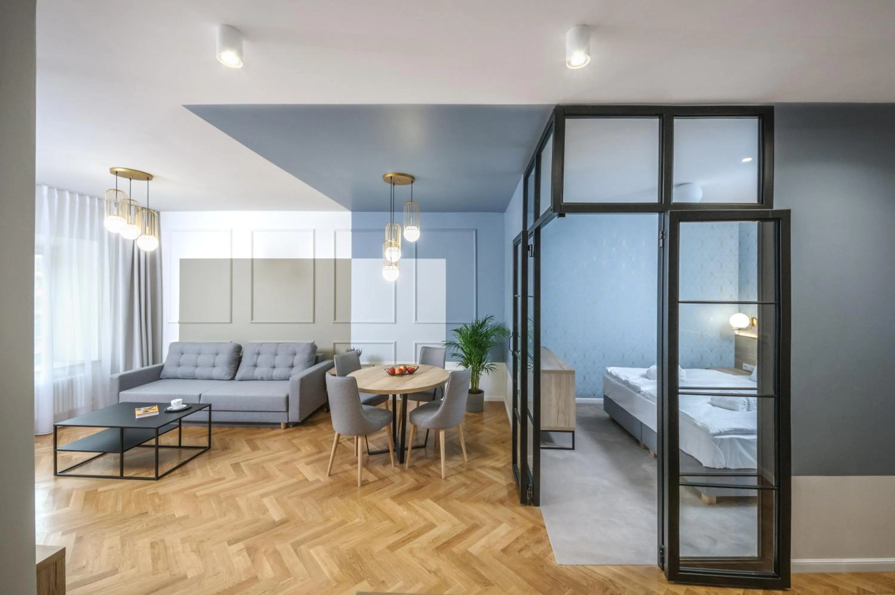 Living room in Ermine Suites