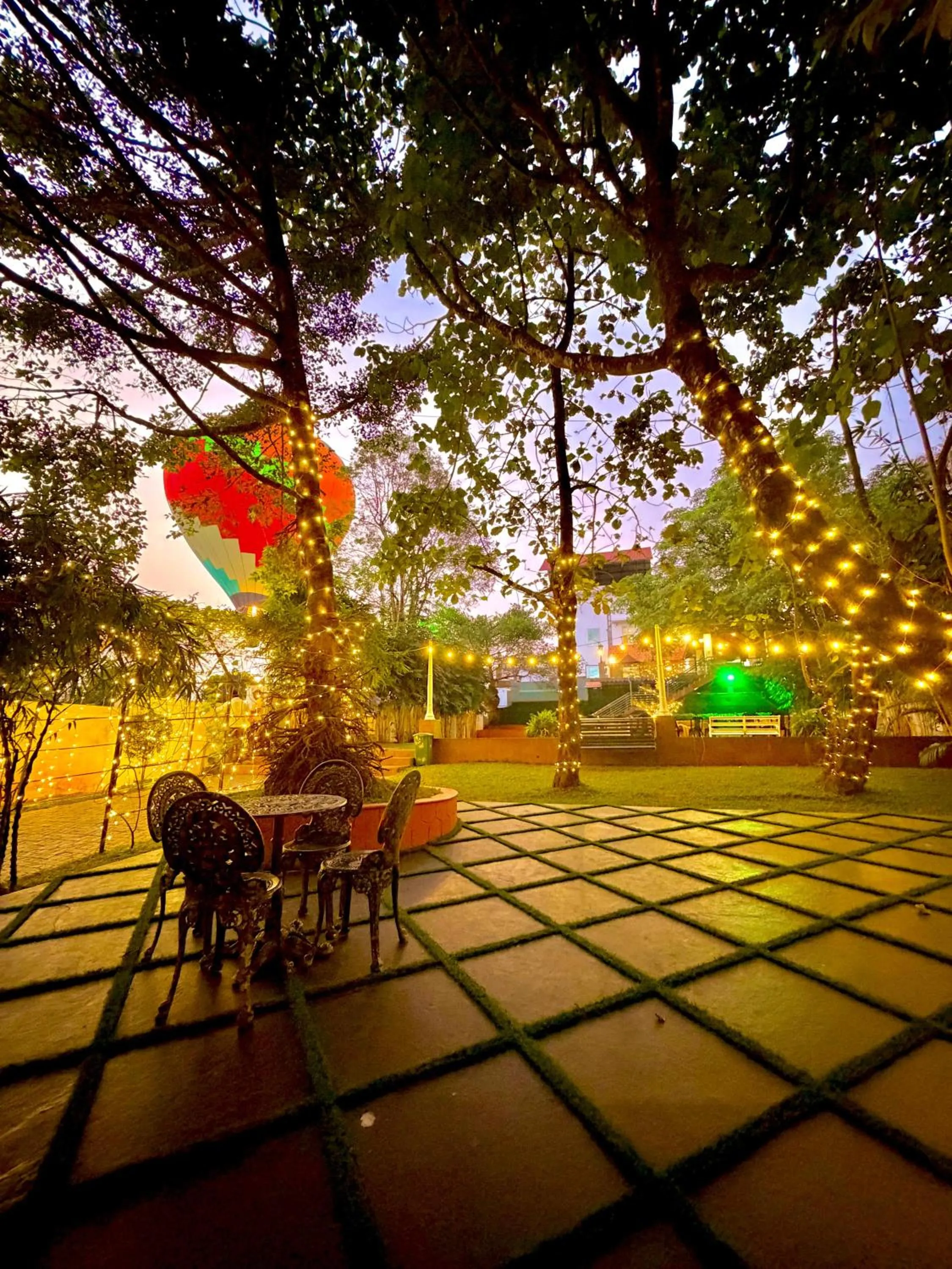 Garden view in Athirappilly Rainland Resort