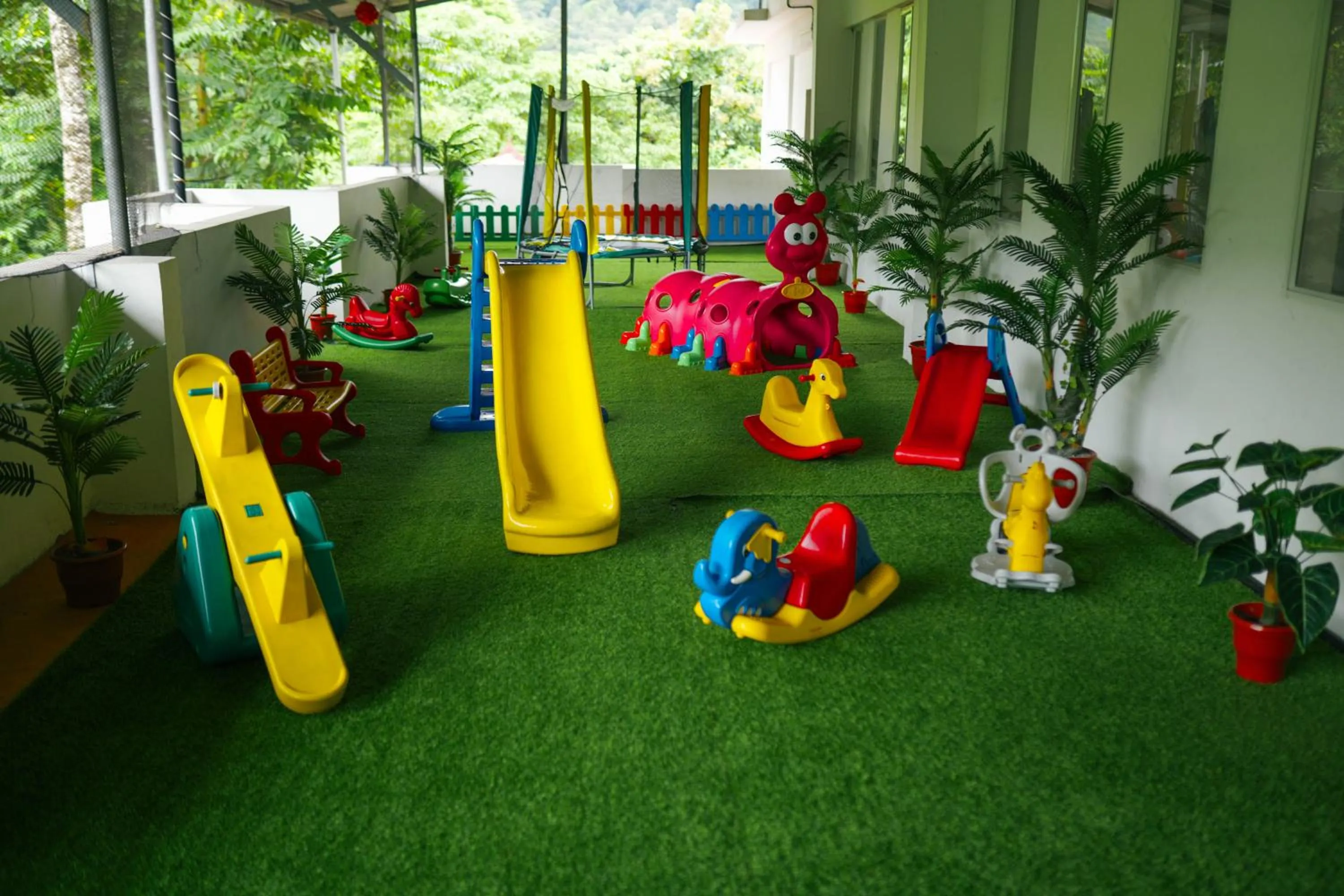 Children play ground in Athirappilly Rainland Resort