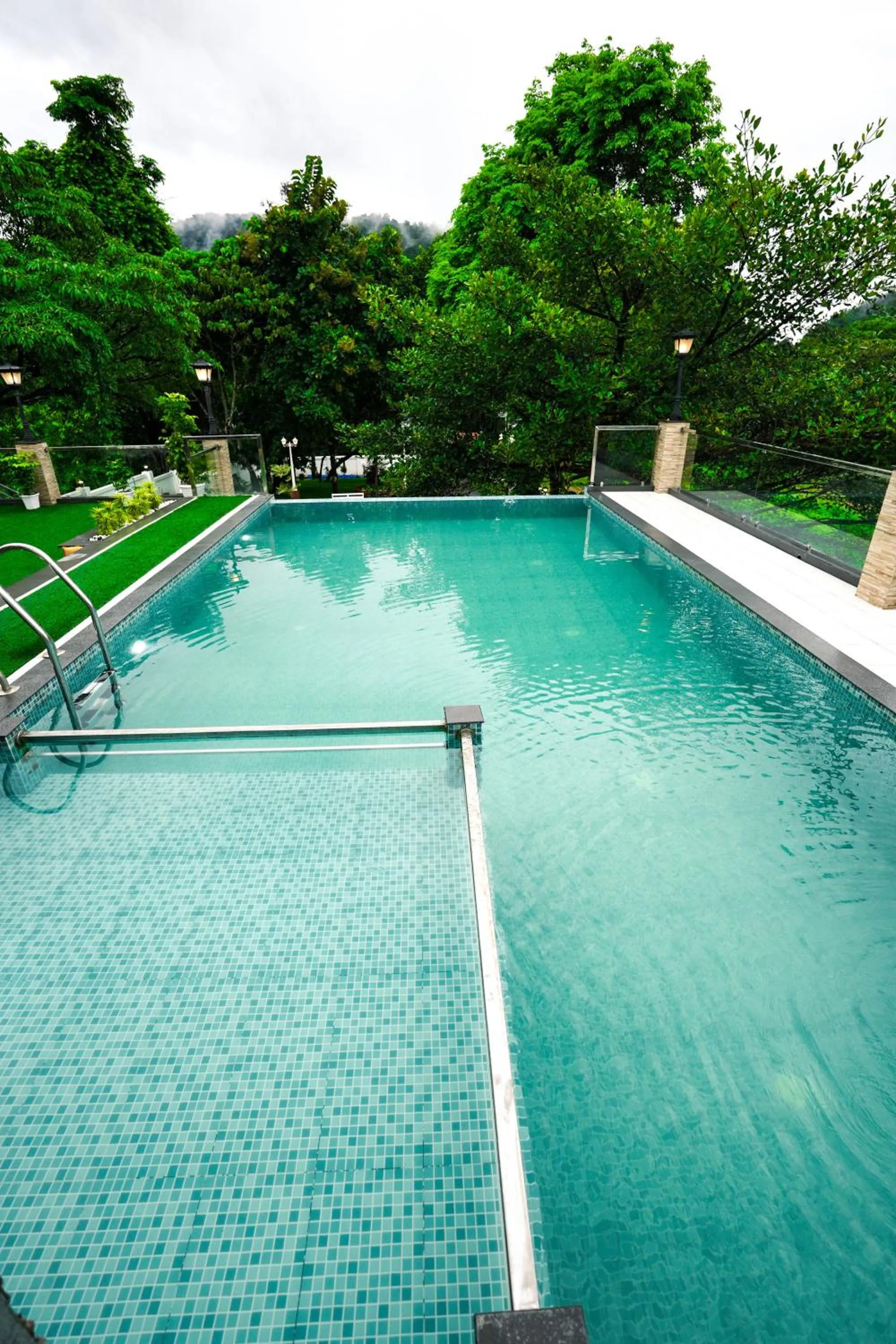 Pool view in Athirappilly Rainland Resort