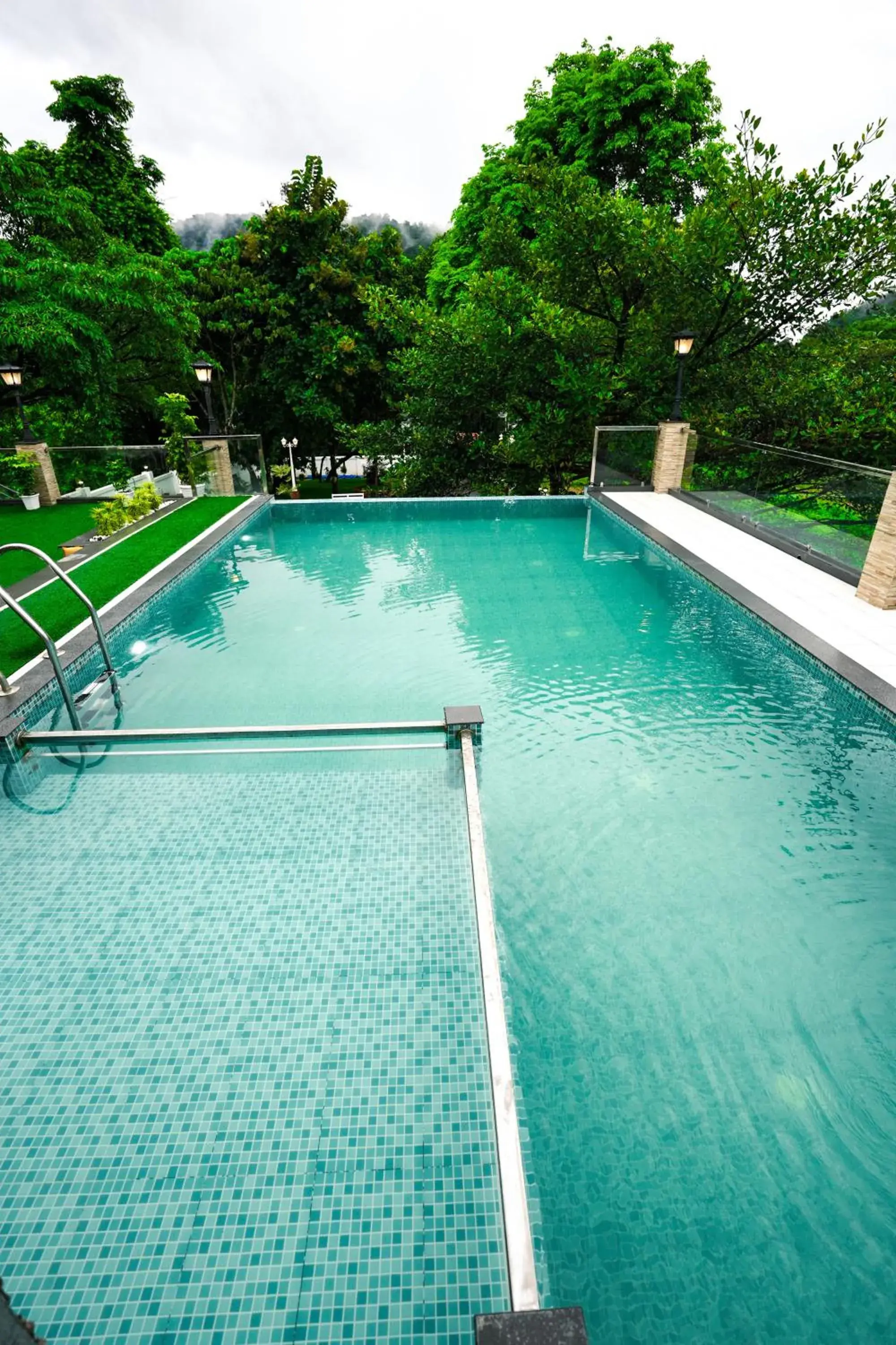 Pool view in Athirappilly Rainland Resort Pool view in Athirappilly Rainland Resort