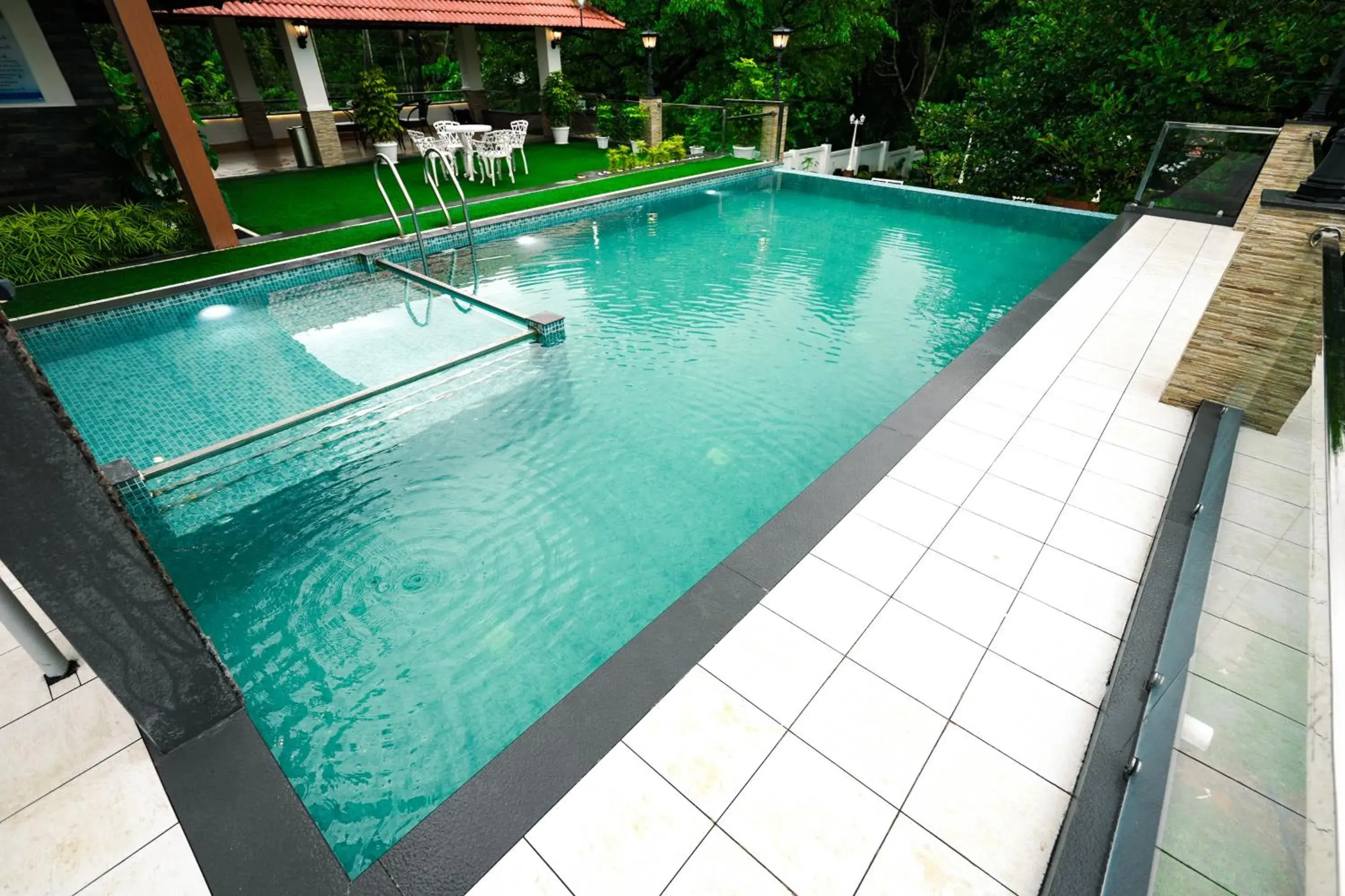 Pool view in Athirappilly Rainland Resort Pool view in Athirappilly Rainland Resort