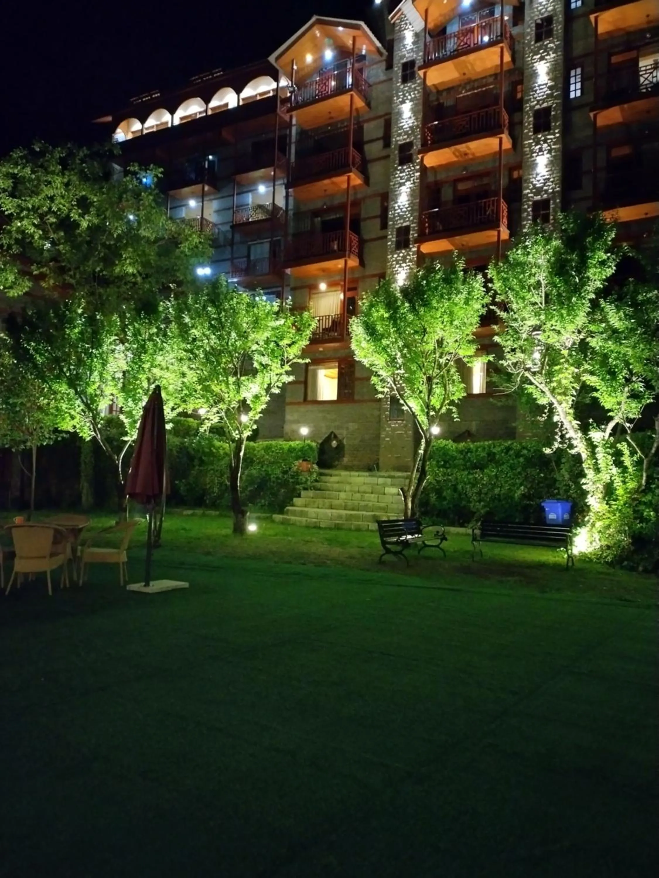 Garden view in Regenta Inn by Riverside Manali