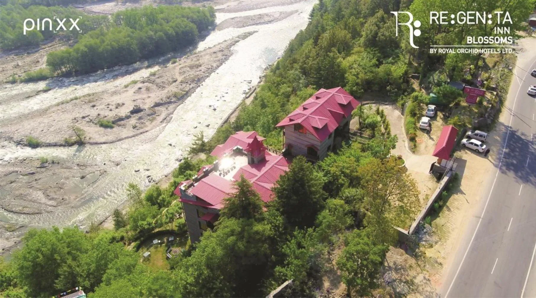 Property building in Regenta Inn by Riverside Manali